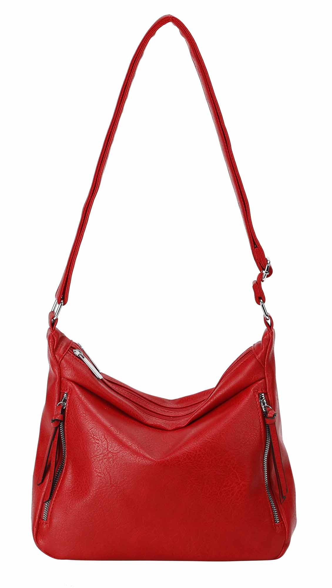 ITALYSHOP24 Schultertasche Damen Tasche Shopper Crossbody günstig online kaufen