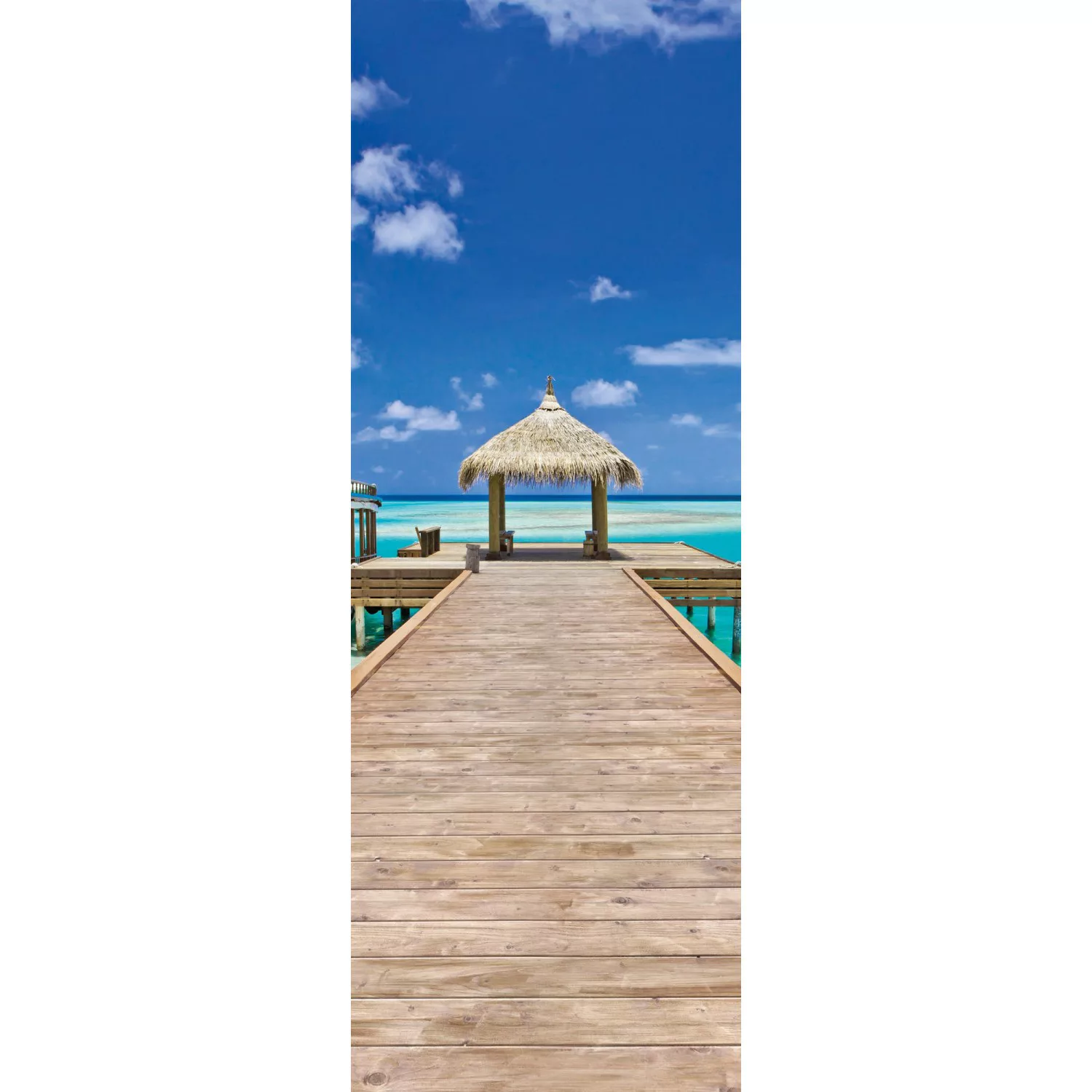 Komar Fototapete »Vlies Fototapete - Beach Resort - Größe 100 x 280 cm«, be günstig online kaufen