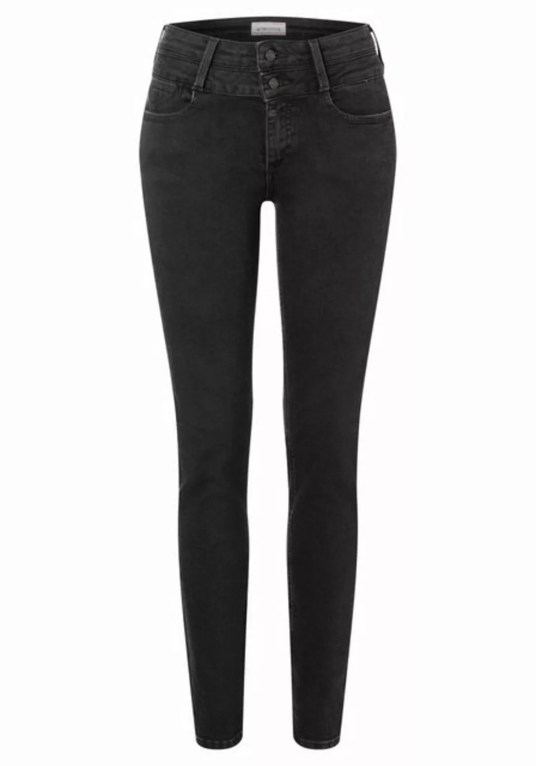 TIMEZONE Damen Jeans SLIM ENAYTZ - Slim Fit - Schwarz - Verry Black Wash günstig online kaufen