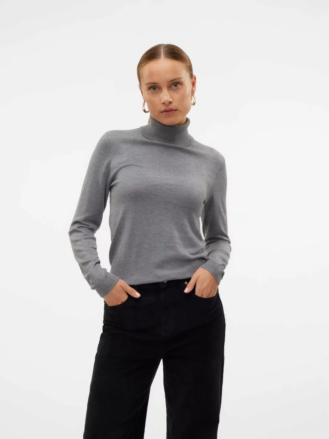 Vero Moda Strickpullover "VMIRIS LS ROLLNECK PULLOVER GA NOOS" günstig online kaufen