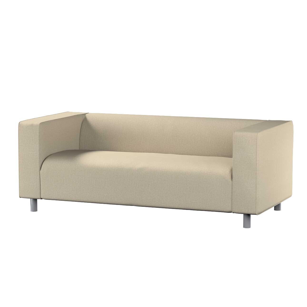 Bezug für Klippan 2-Sitzer Sofa, beige- grau, Sofahusse, Klippan 2-Sitzer, günstig online kaufen