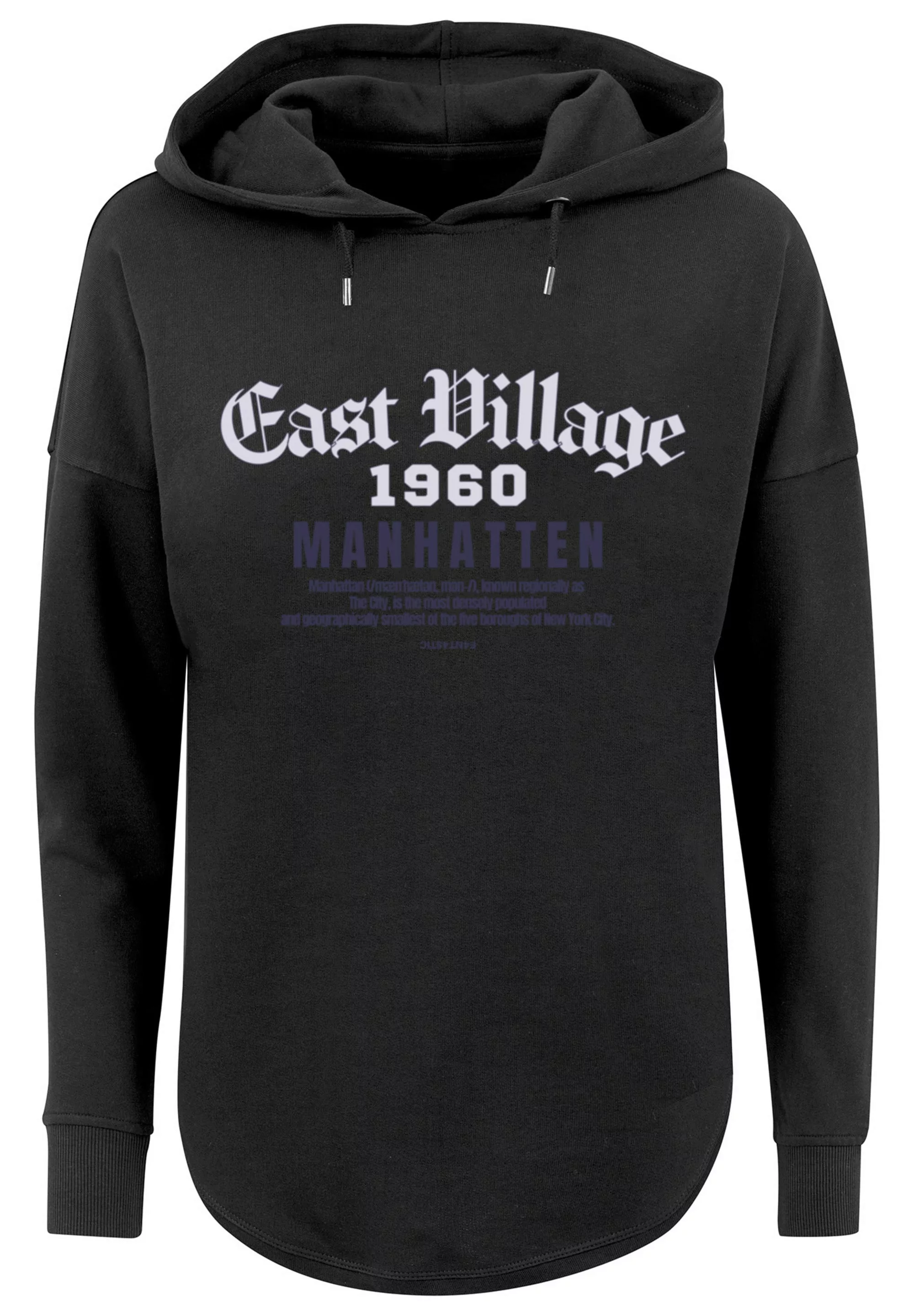 F4NT4STIC Kapuzenpullover "East Village Manhatten OVERSIZE HOODIE", Print günstig online kaufen