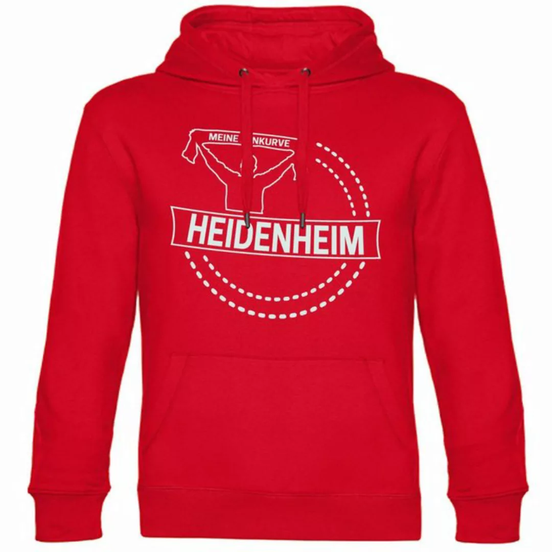 multifanshop Kapuzensweatshirt Heidenheim - Meine Fankurve - Hoodie günstig online kaufen