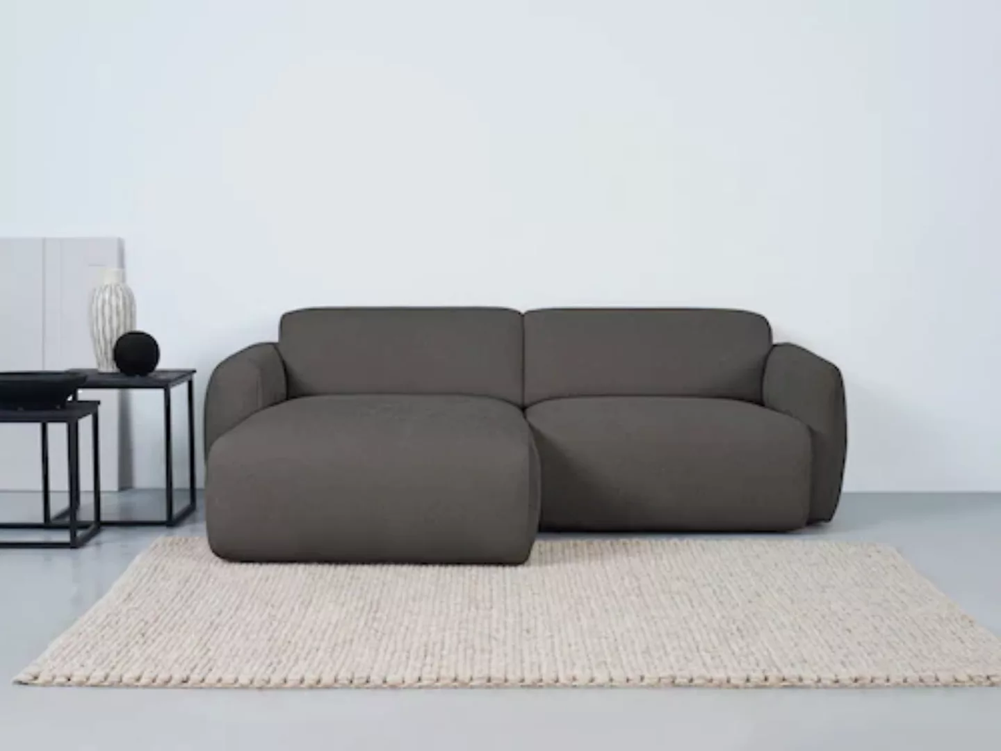 andas Ecksofa "Myrland", Breite 232 cm, Chenille, Easy Clean Stoff, mit Kal günstig online kaufen