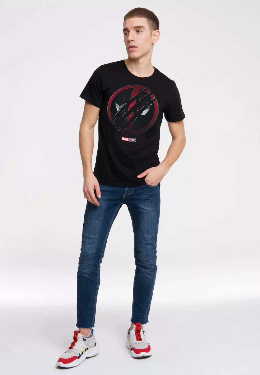 LOGOSHIRT T-Shirt "Marvel - Deadpool & Wolverine", mit coolem Frontprint günstig online kaufen