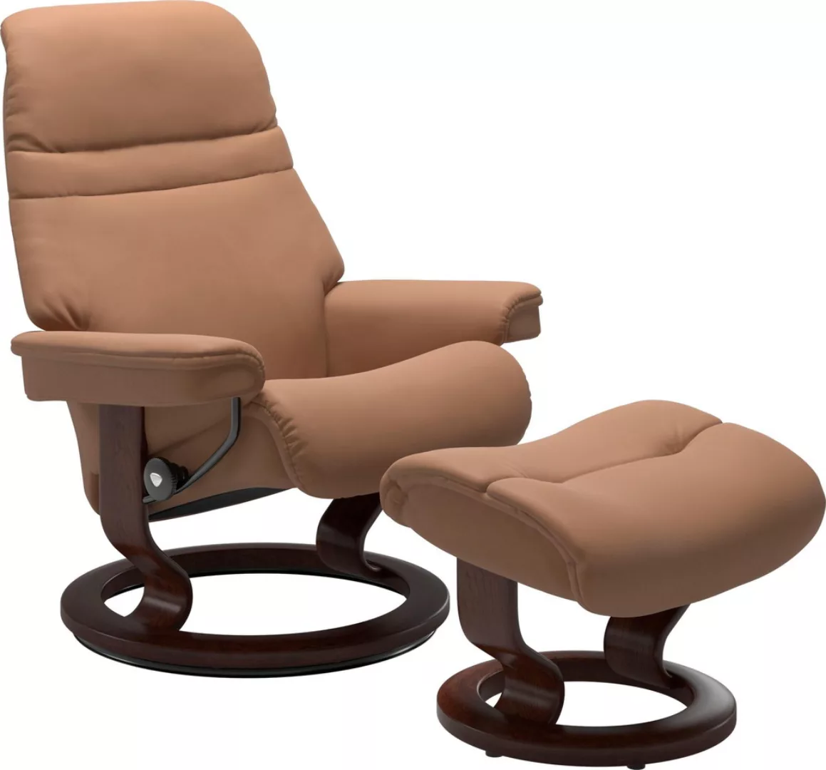 Stressless Relaxsessel "Sunrise", mit Classic Base, Größe M, Gestell Braun günstig online kaufen