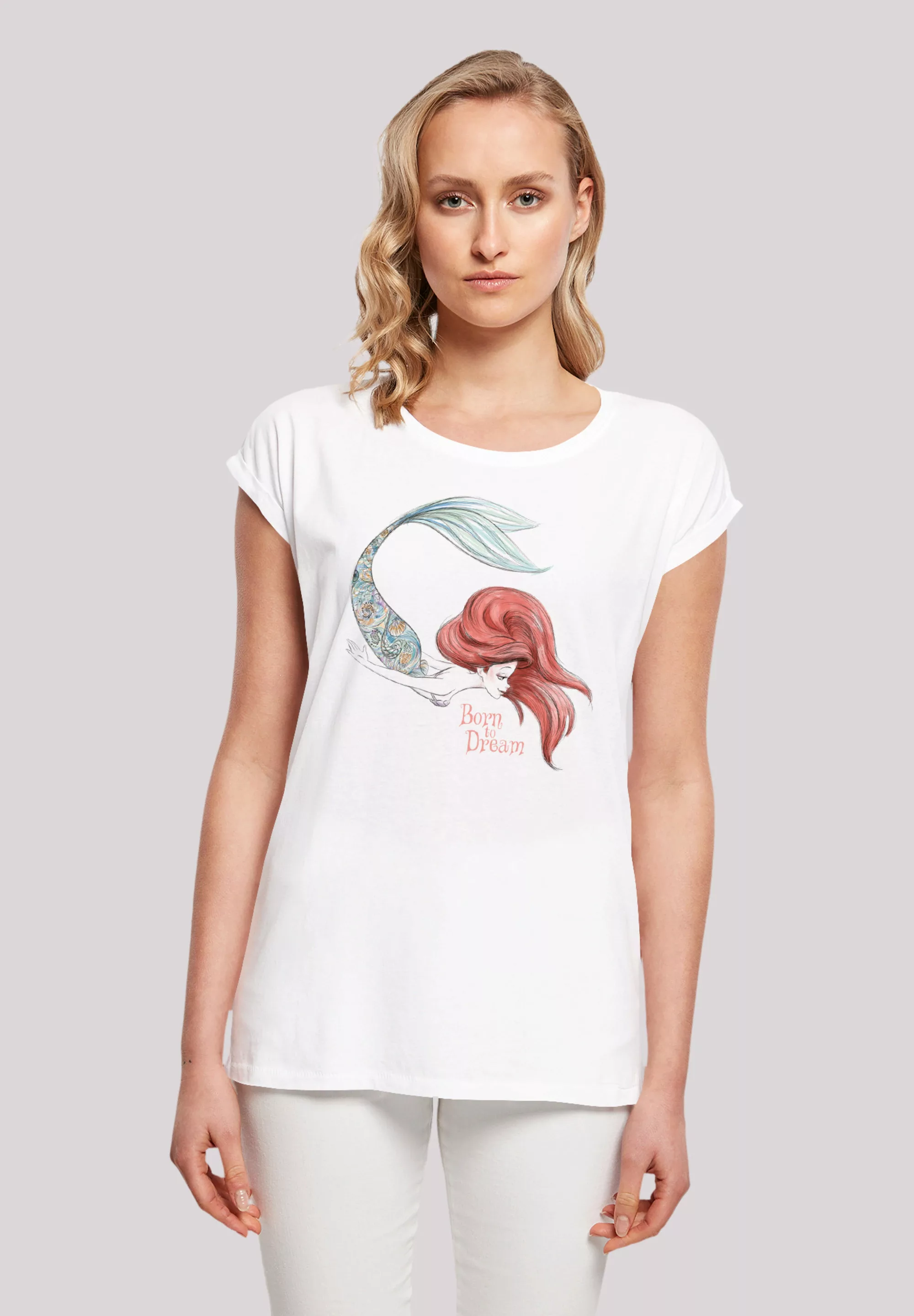 F4NT4STIC T-Shirt "Disney Arielle Born To Dream", Premium Qualität günstig online kaufen