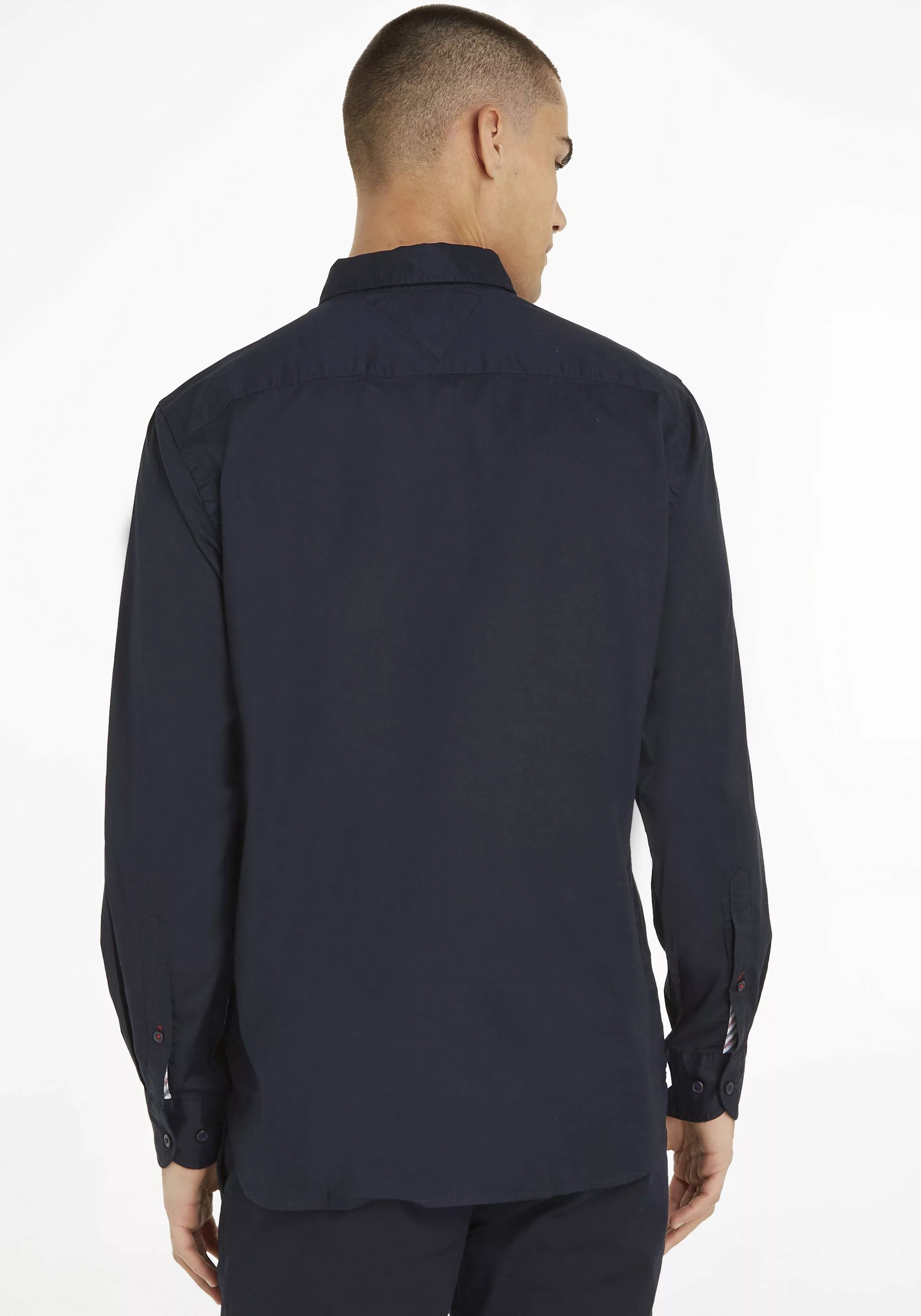 Tommy Hilfiger Langarmhemd "LA-Hemd Flex Poplin" günstig online kaufen