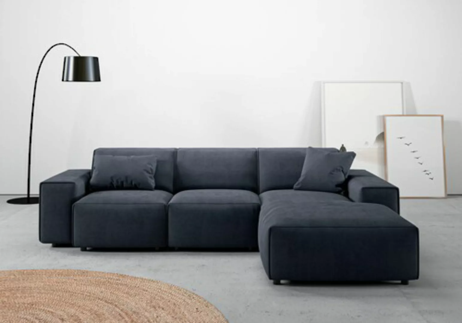 andas Ecksofa »Glimminge L-Form auch in Breitcord, Feincord + Easy care-Bez günstig online kaufen