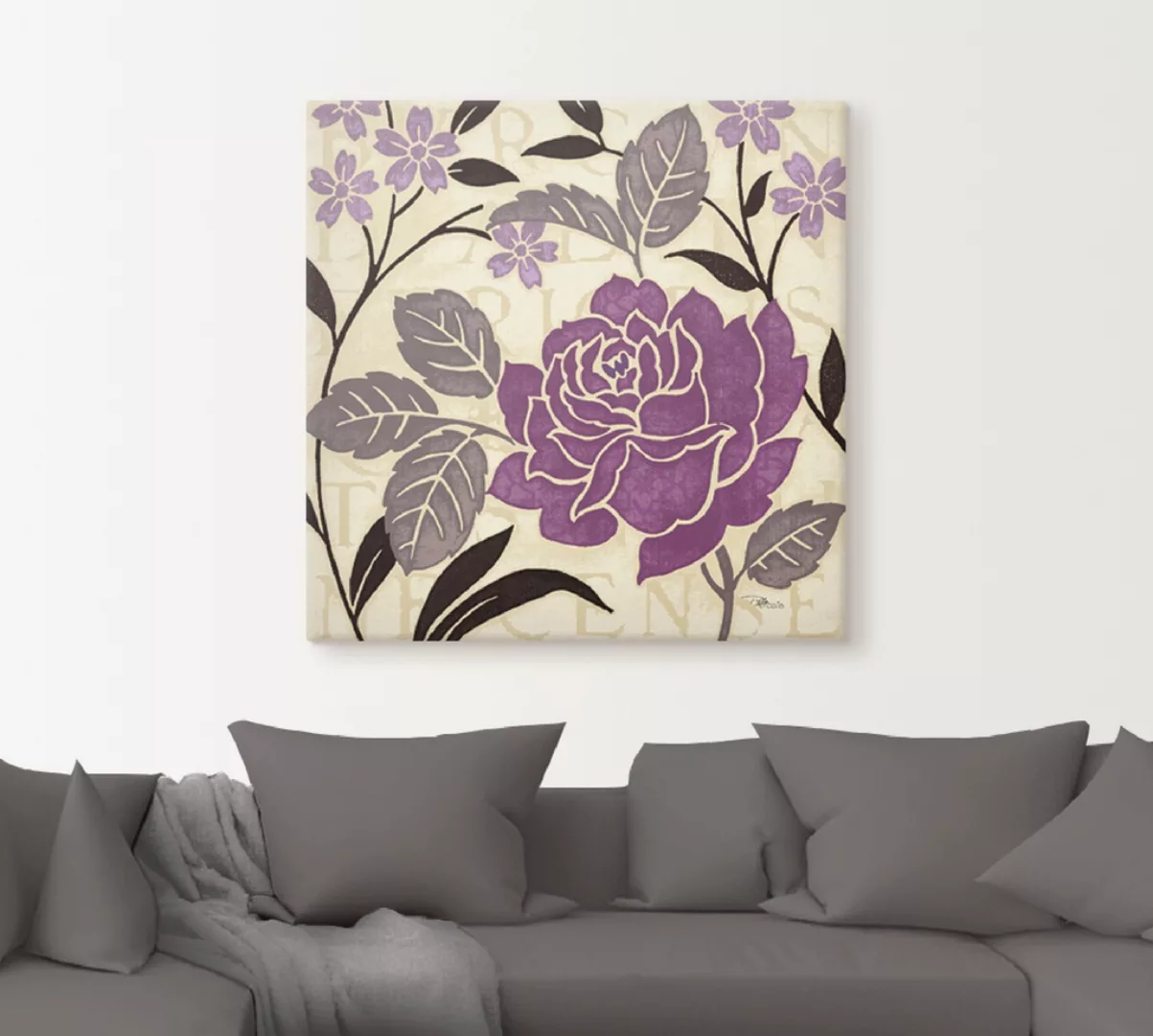 Artland Leinwandbild "Perfekte Blütenblätter II", Blumen, (1 St.), auf Keil günstig online kaufen