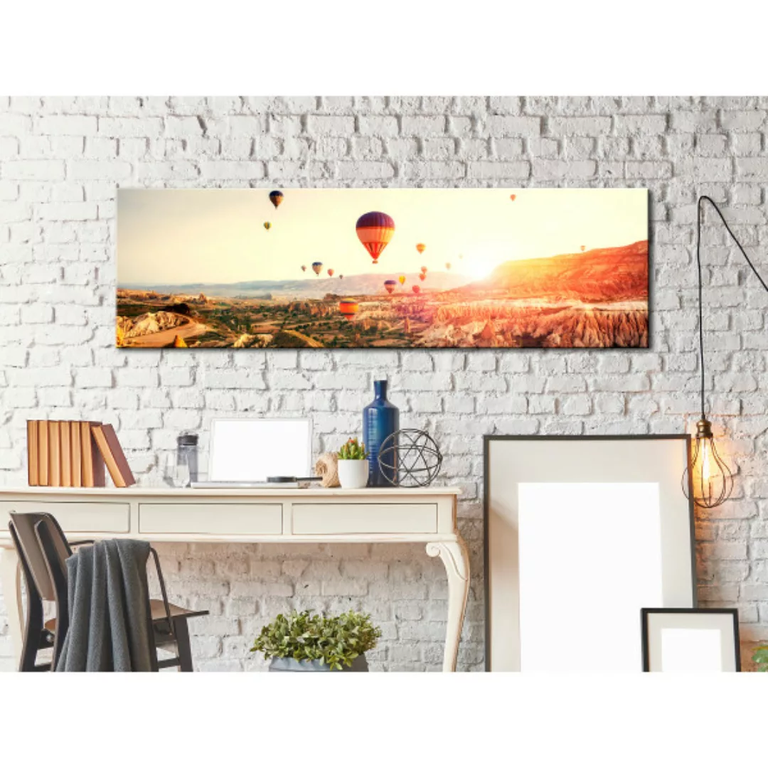 Bild auf Leinwand Balloons in the Sky XXL günstig online kaufen