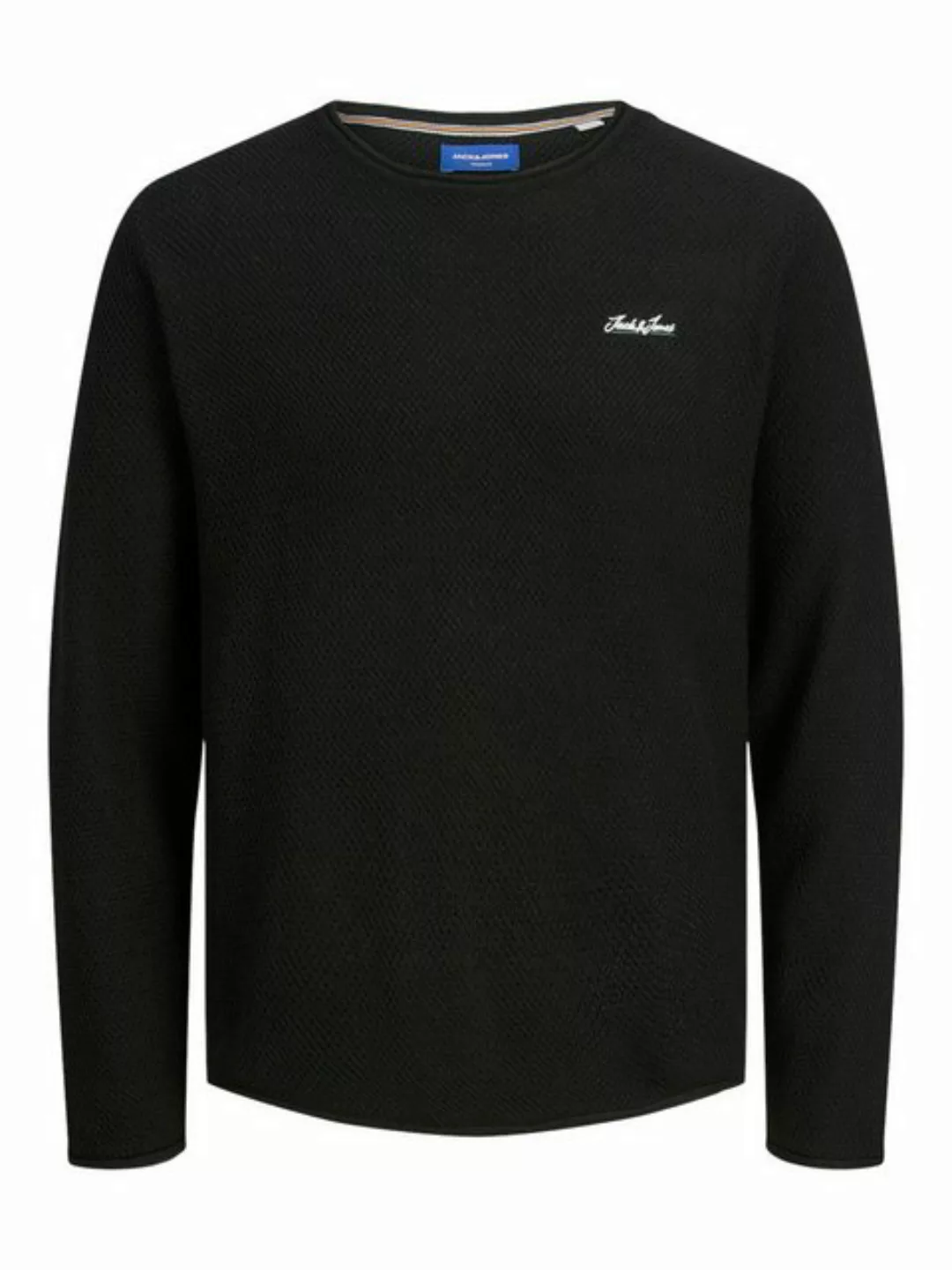 Jack & Jones Strickpullover Herren Pullover Sweater Schwarz JORPAUL TONS KN günstig online kaufen