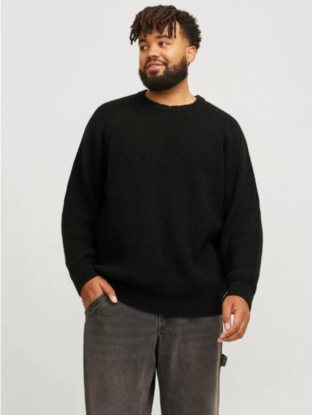 Jack & Jones PlusSize Rundhalspullover JJJONES KNIT CREW NECK PLS günstig online kaufen