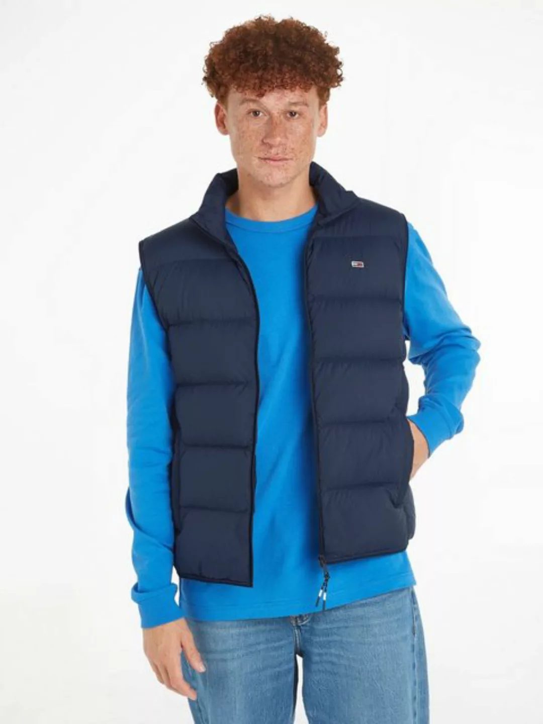 Tommy Jeans Daunenweste TJM LIGHT DOWN VEST mit Stehkragen günstig online kaufen