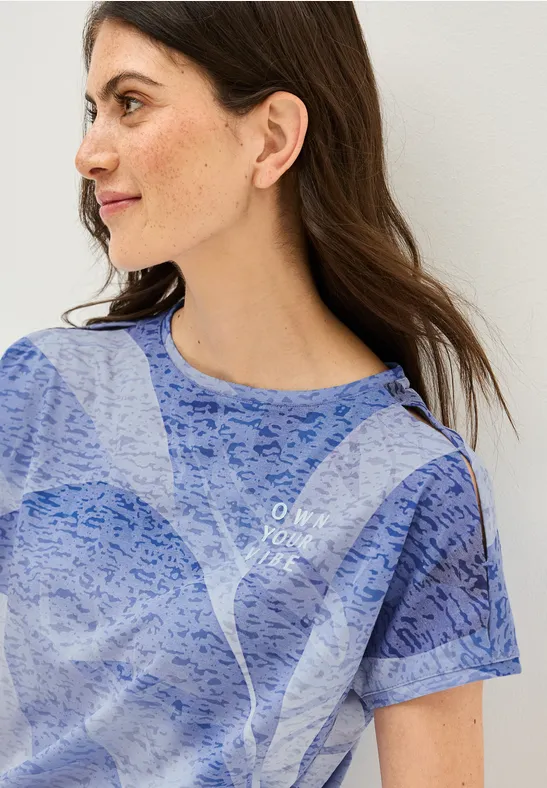 Cecil Print-Shirt, mit Elastikbund günstig online kaufen