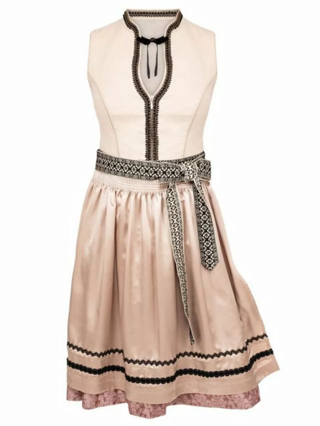 KRÜGER MADL & BUAM Trachtenkleid Midi Dirndl 2tlg. 60cm 112364-060-15 natur günstig online kaufen