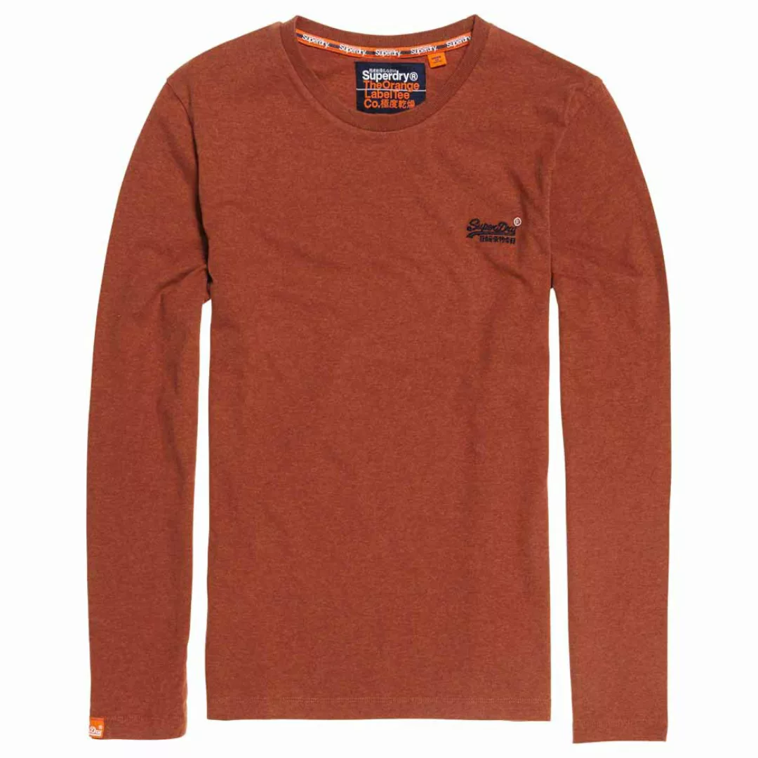 Superdry Orange Label Vintage Embroidered Langarm-t-shirt S Sierra Orange M günstig online kaufen