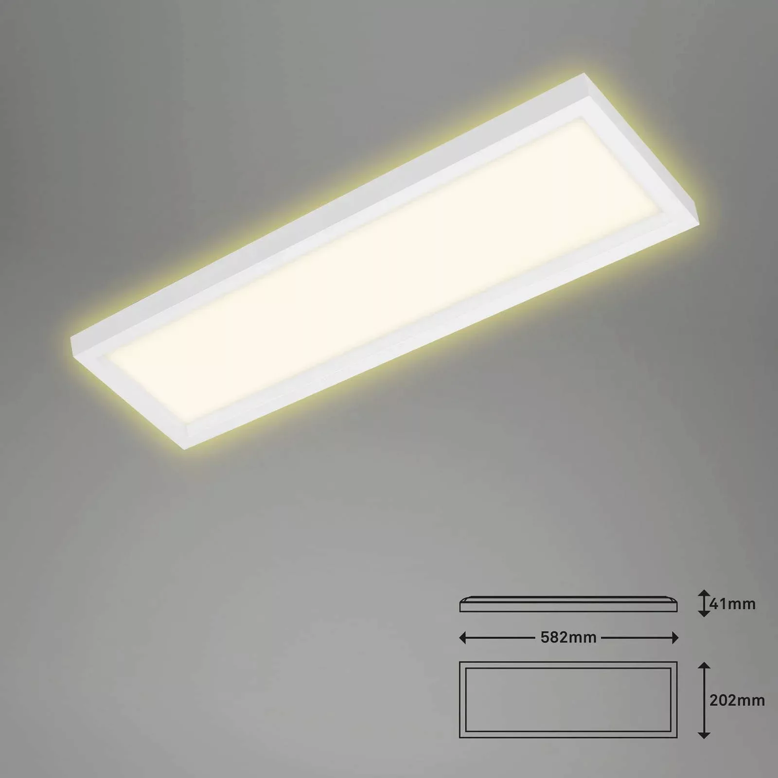 LED-Deckenlampe 7365, 58 x 20 cm, weiß günstig online kaufen