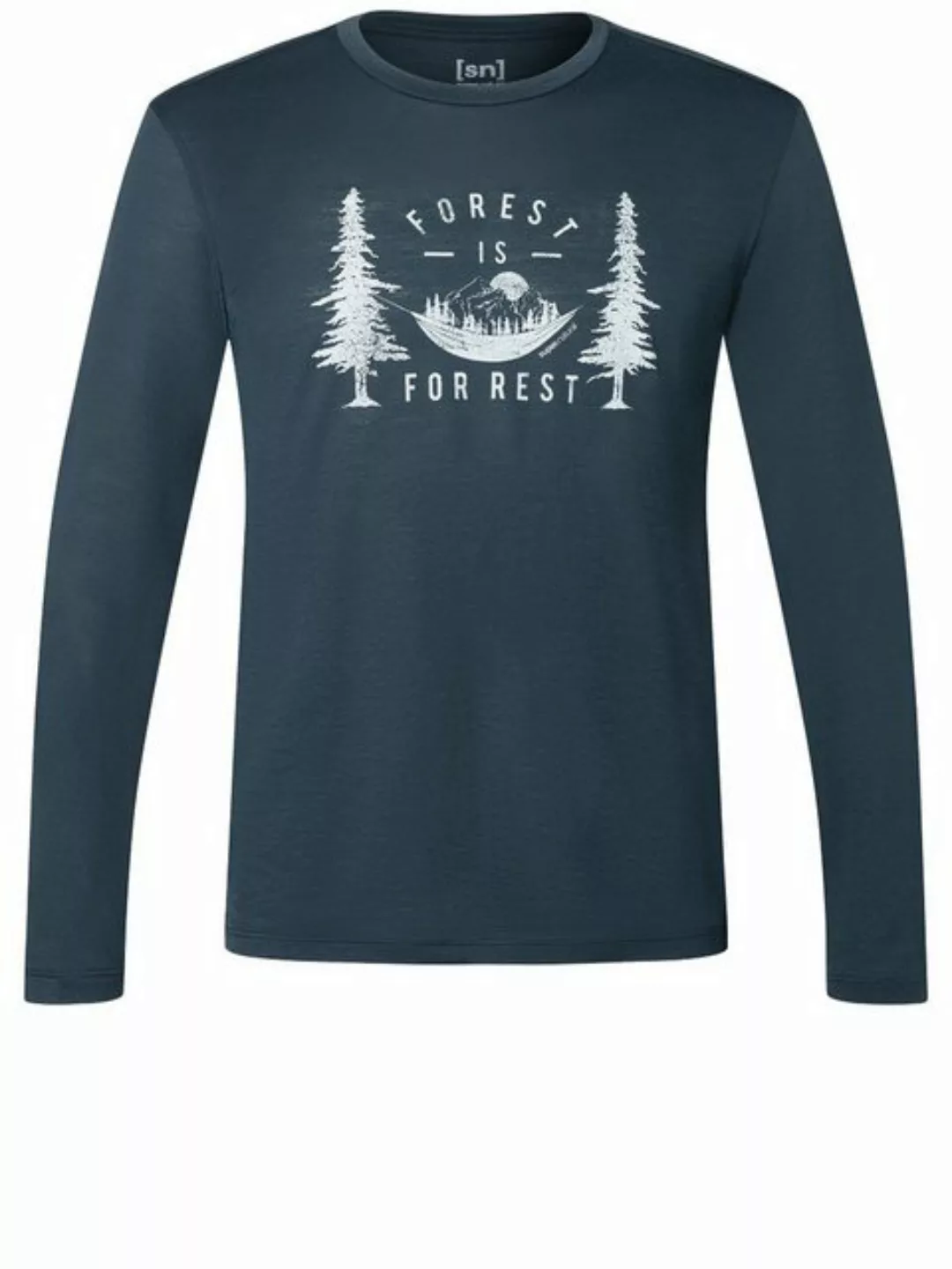 SUPER.NATURAL Sweatshirt für Herren, Merino FOR REST Natur Motiv, sportlich günstig online kaufen