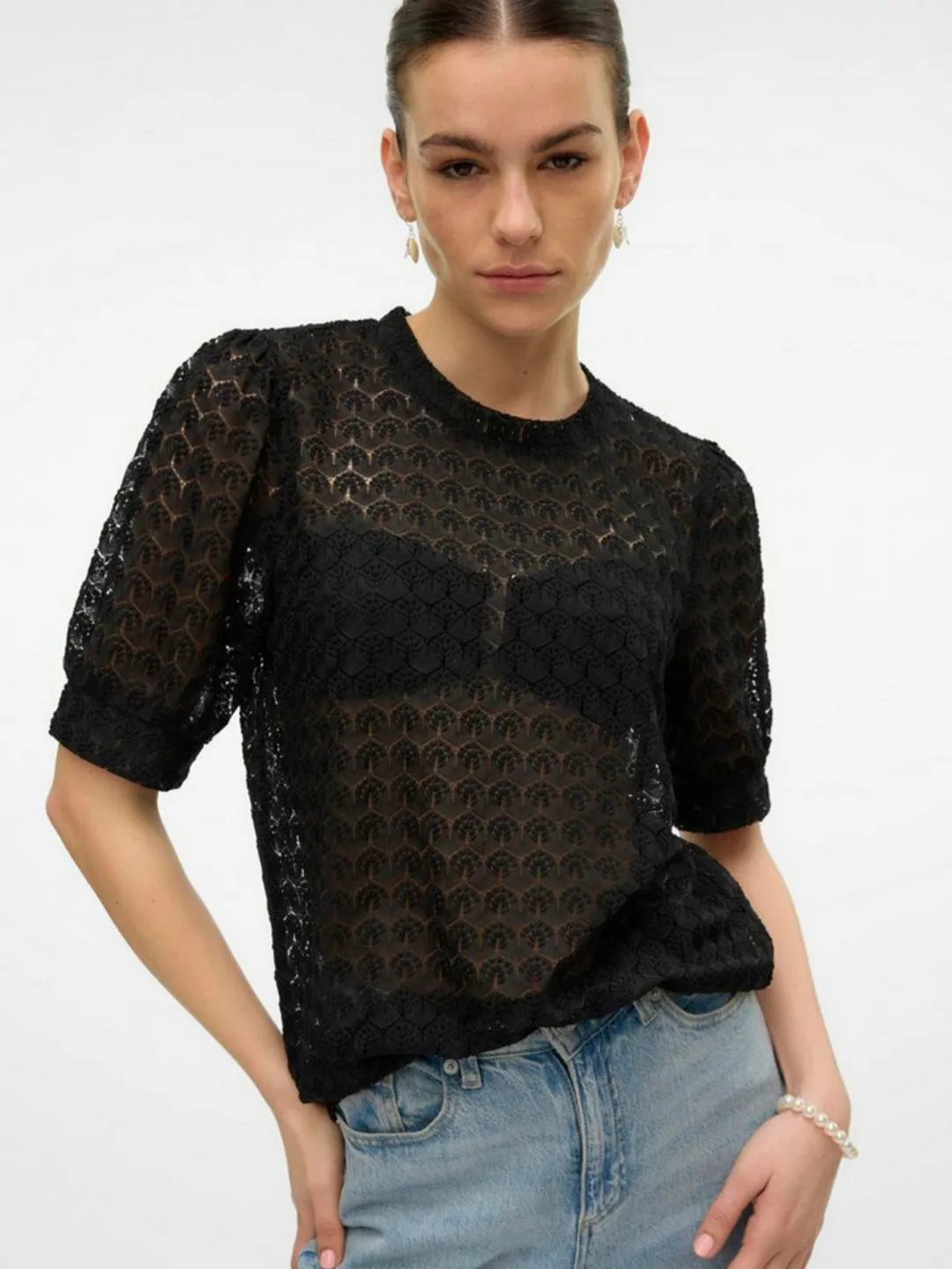 Vero Moda Funktionsbluse VMBecca (1-tlg) Cut-Outs günstig online kaufen