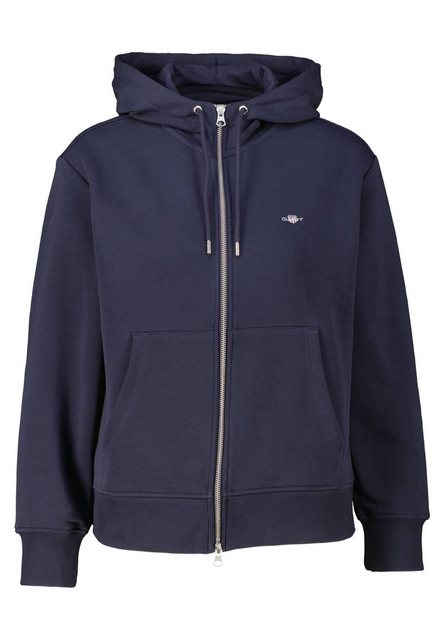 Gant Hoodie SHIELD ZIP HOODIE, EVENING BLUE günstig online kaufen