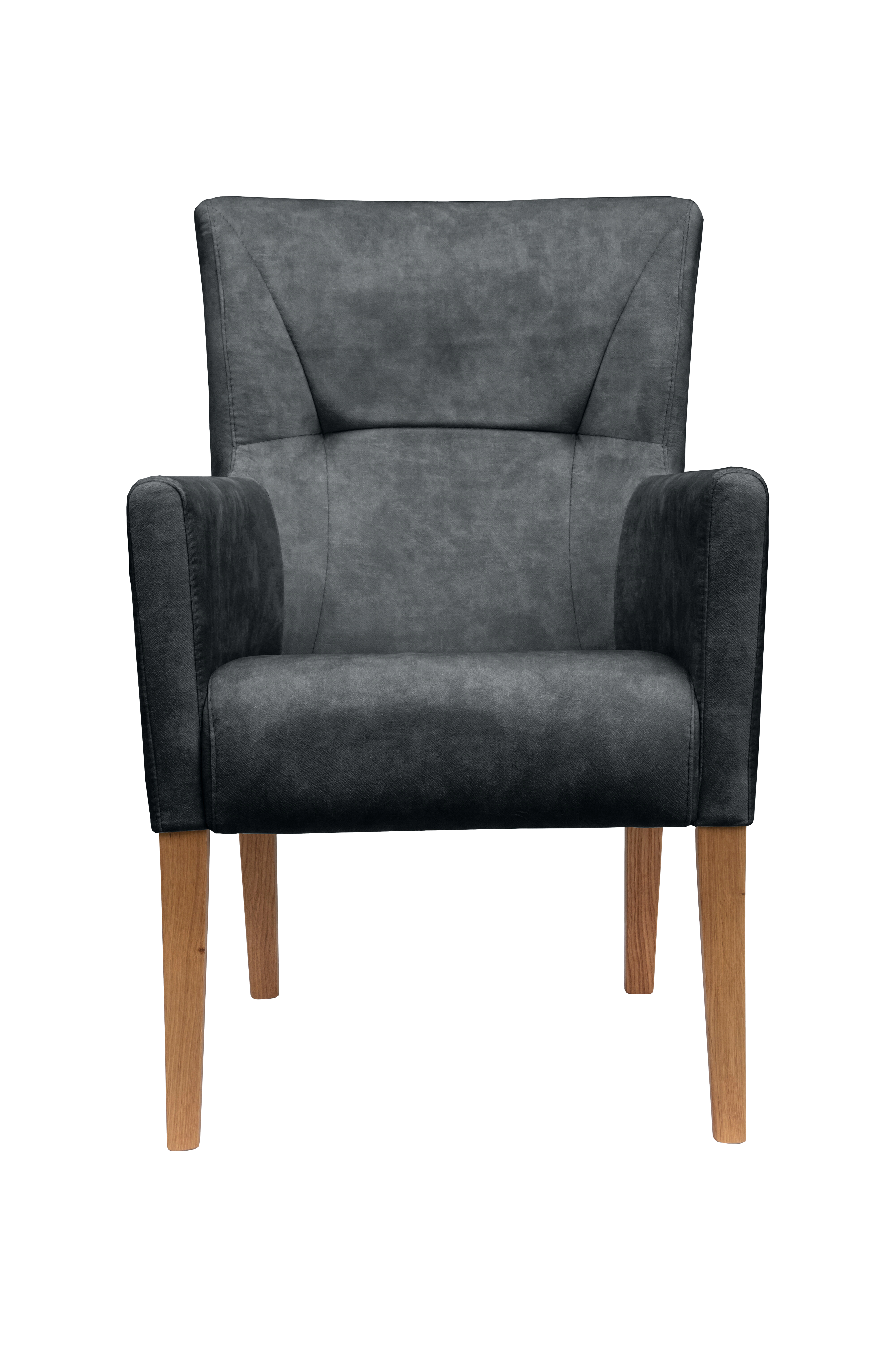 Home affaire Armlehnstuhl "King", Luxus-Microfaser Lederoptik, Esszimmerstu günstig online kaufen