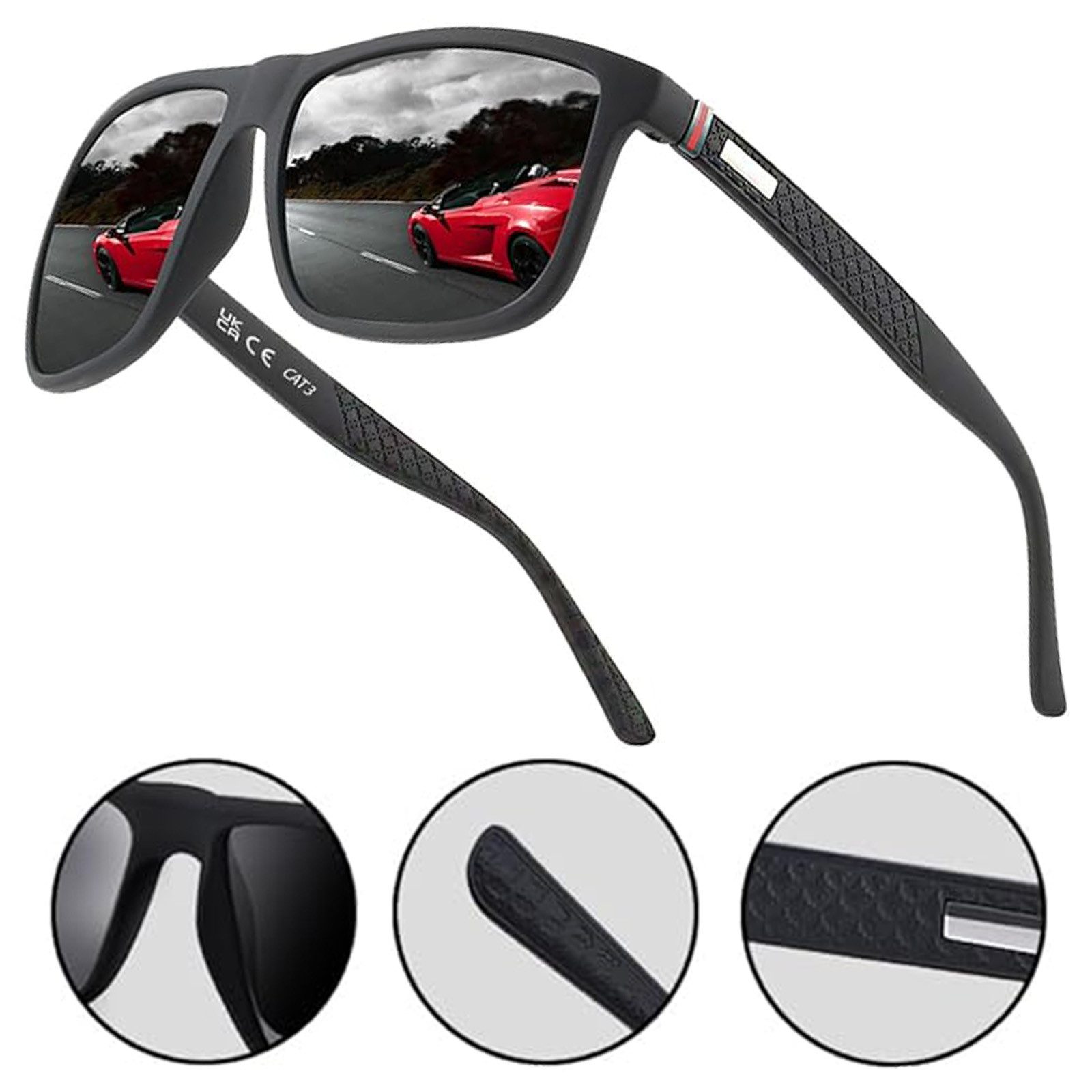 OKWISH Sonnenbrille 2Paar Polarisiert Sportbrille Herren günstig online kaufen