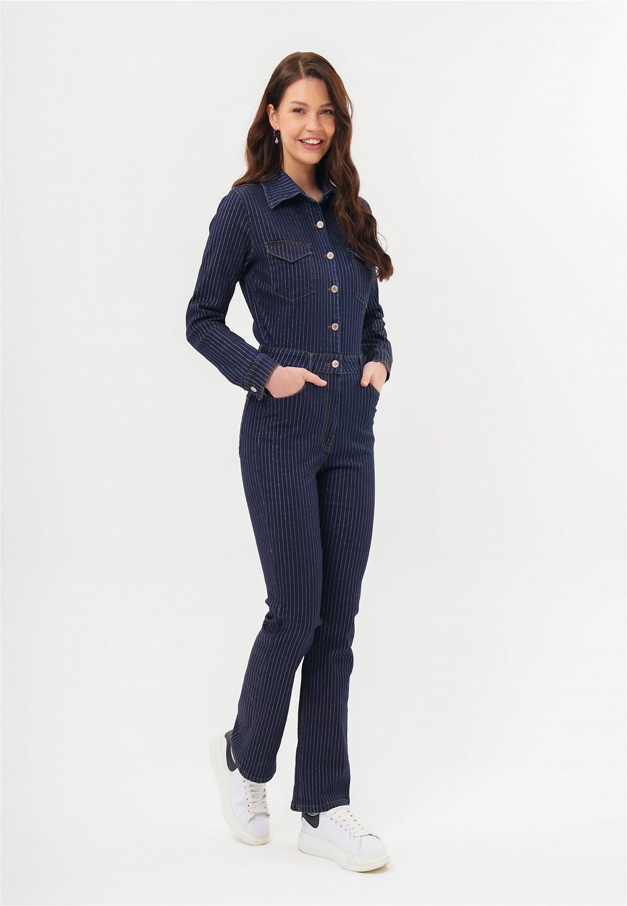 freshlions Jumpsuit "Danika", (1 tlg.), im angesagten Jeans-Stil günstig online kaufen