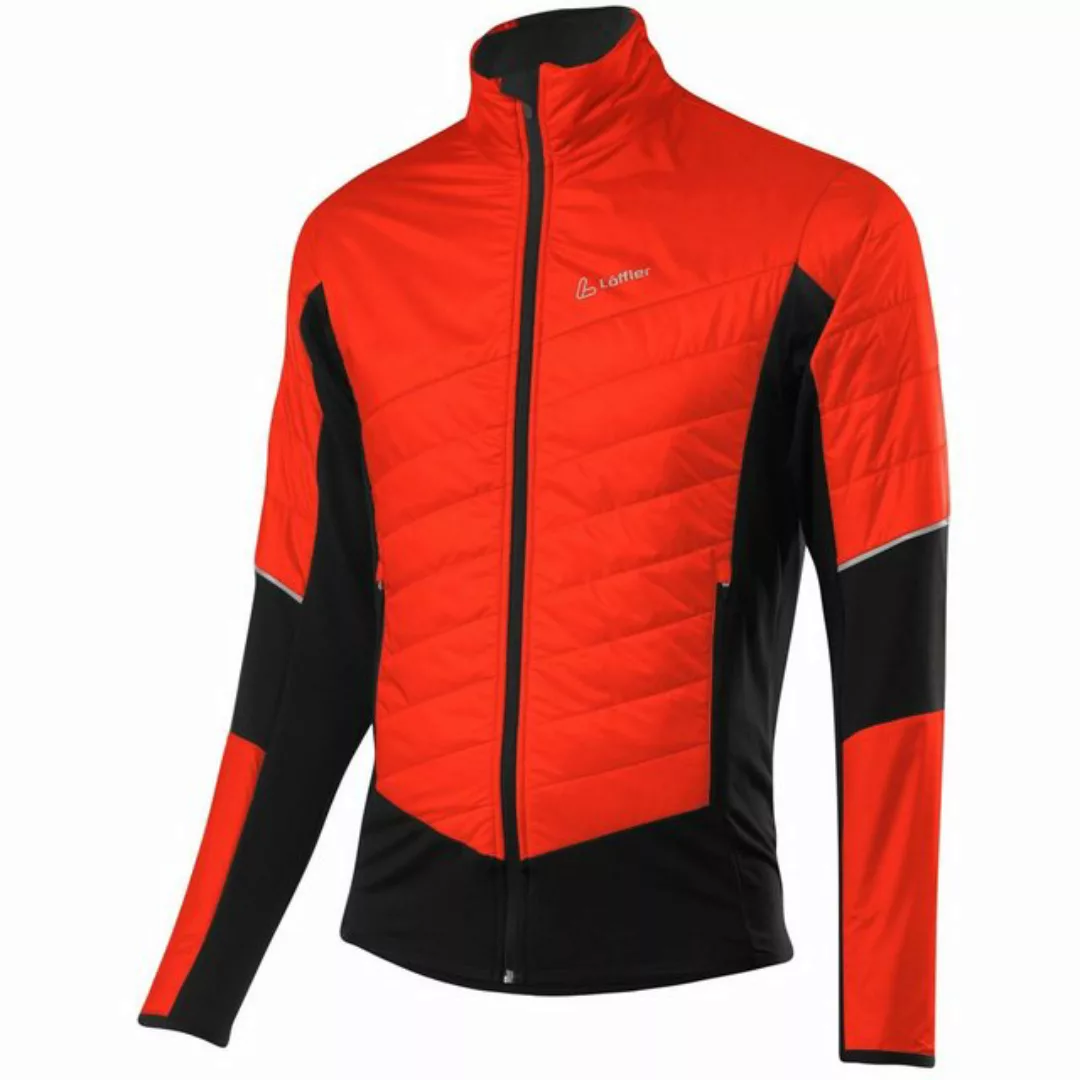 Löffler Outdoorjacke HYBRIDJACKET M PL60 - Herren Isolationsjacke - rot-ora günstig online kaufen