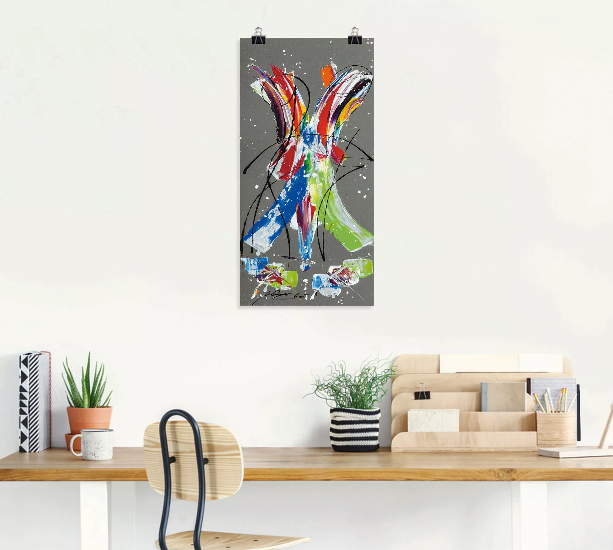 Artland Wandbild "Multikulturelle Begegnung", Gegenstandslos, (1 St.), als günstig online kaufen