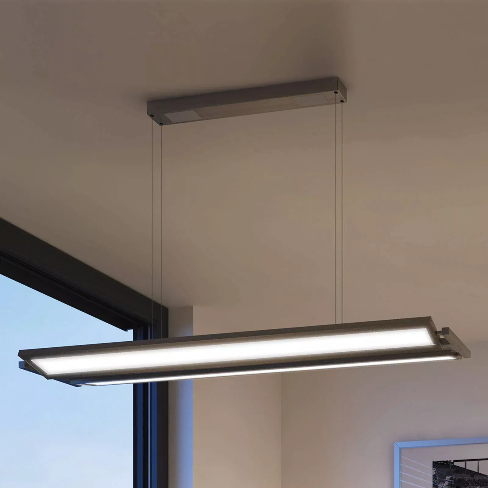 EVOTEC LED Pendelleuchte »CLASSIC TEC TURN«, 2 flammig, Leuchtmittel LED-Bo günstig online kaufen