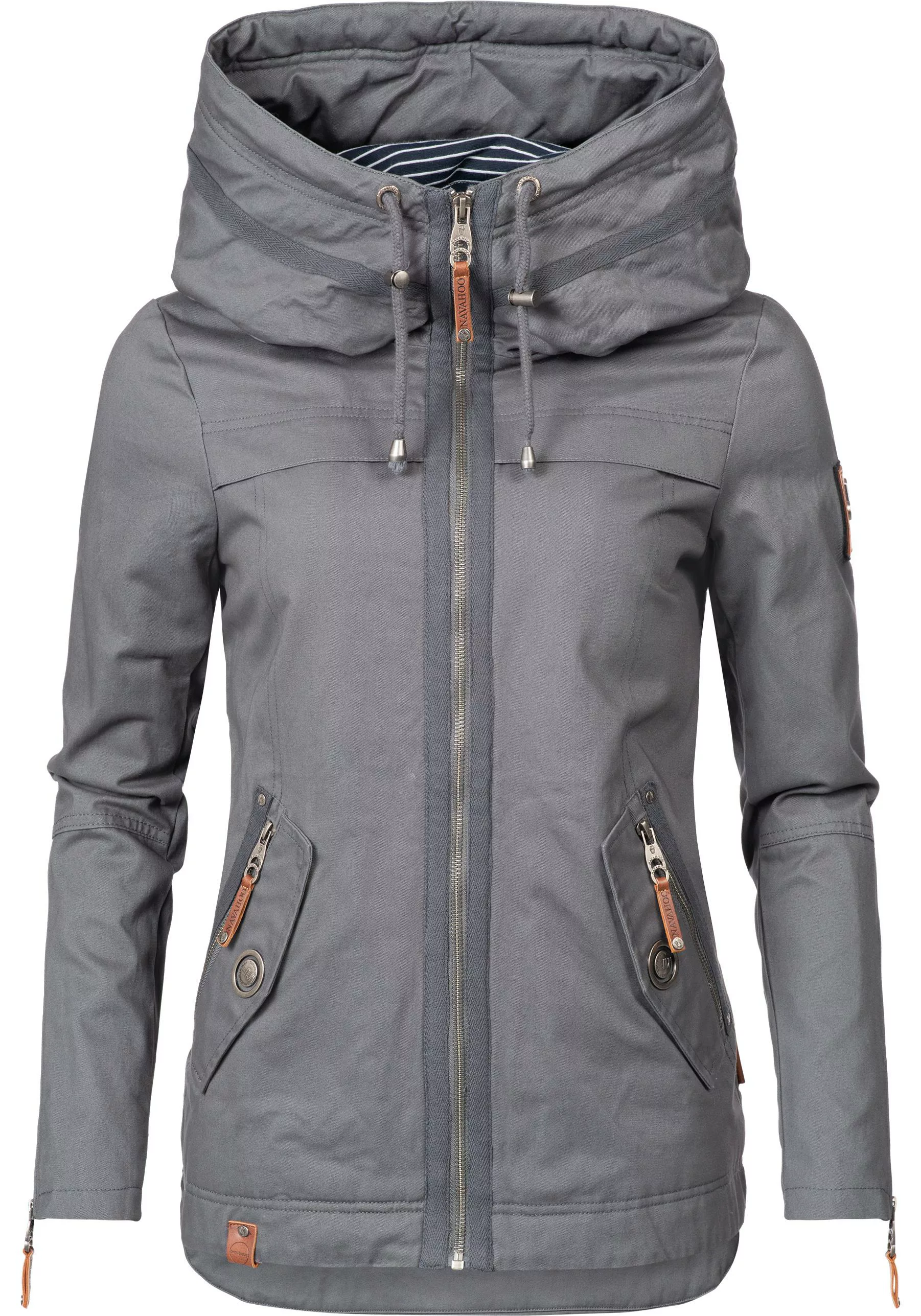 Navahoo Outdoorjacke "Wekoo", mit Kapuze, moderner Damen Übergangsparka aus günstig online kaufen