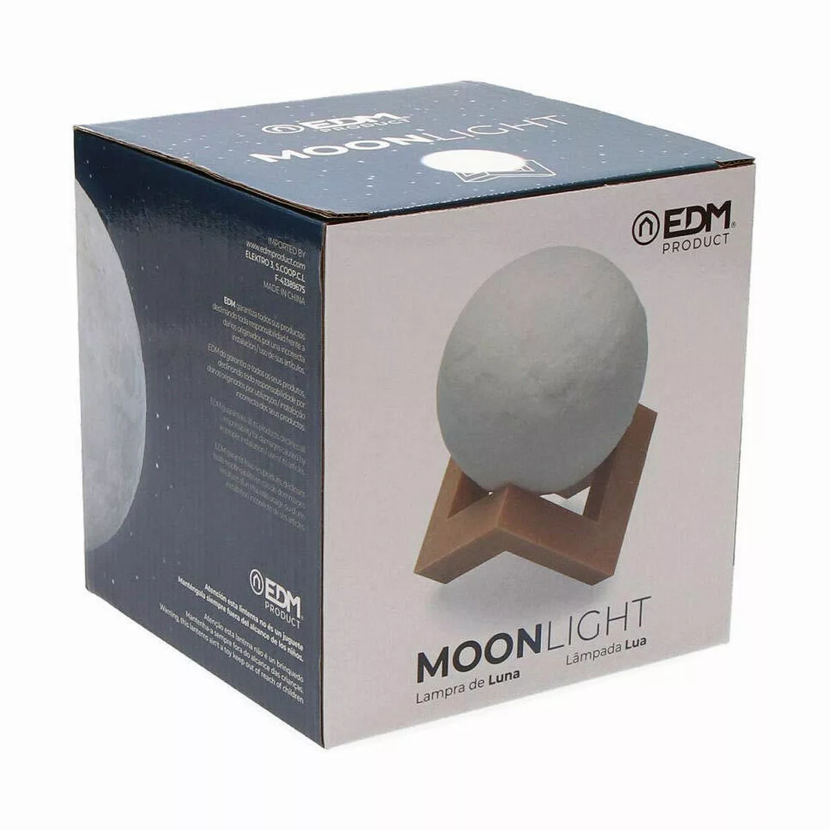 Tischlampe Edm Mond Weiß 3,7 V günstig online kaufen