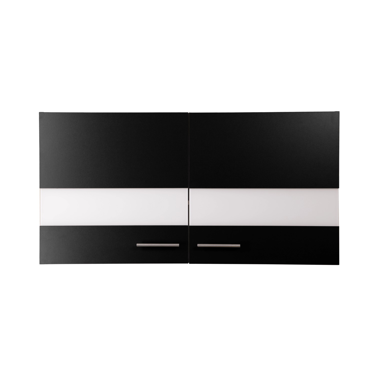 Respekta Oberschrank Merle 110 cm Schwarz günstig online kaufen