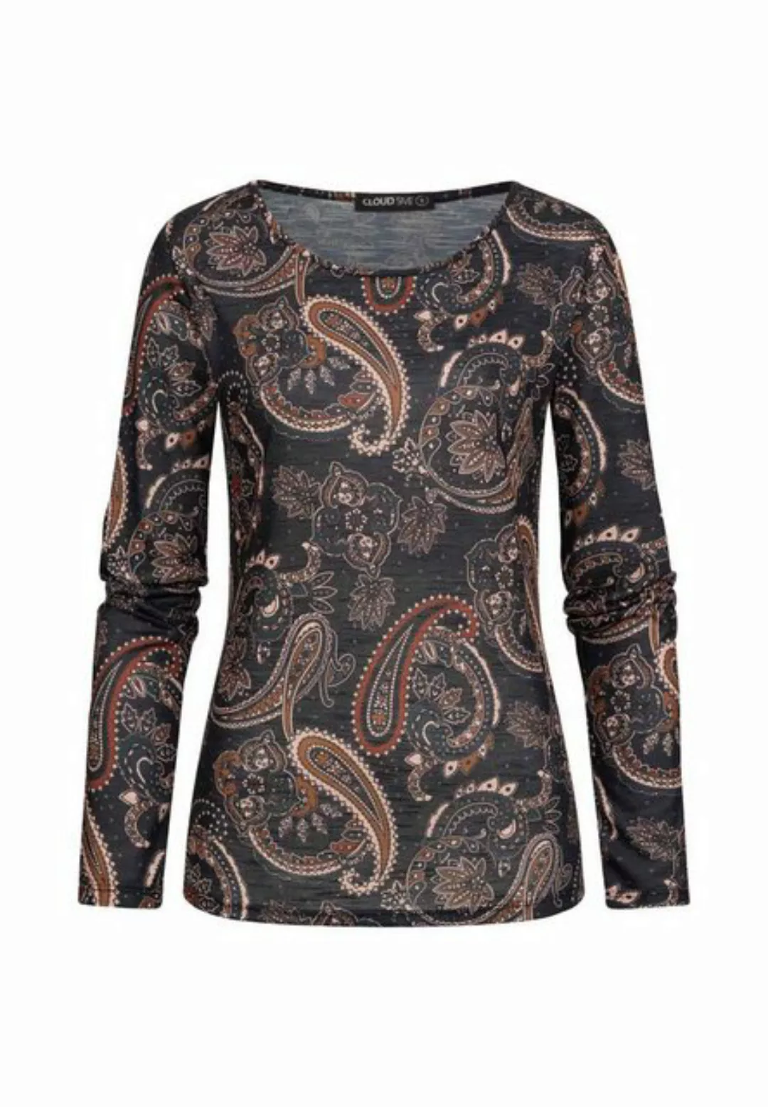 CLOUD 5IVE Longsleeve CLOUD 5IVE Langarm Shirt Longsleeve mit Paisley Print günstig online kaufen