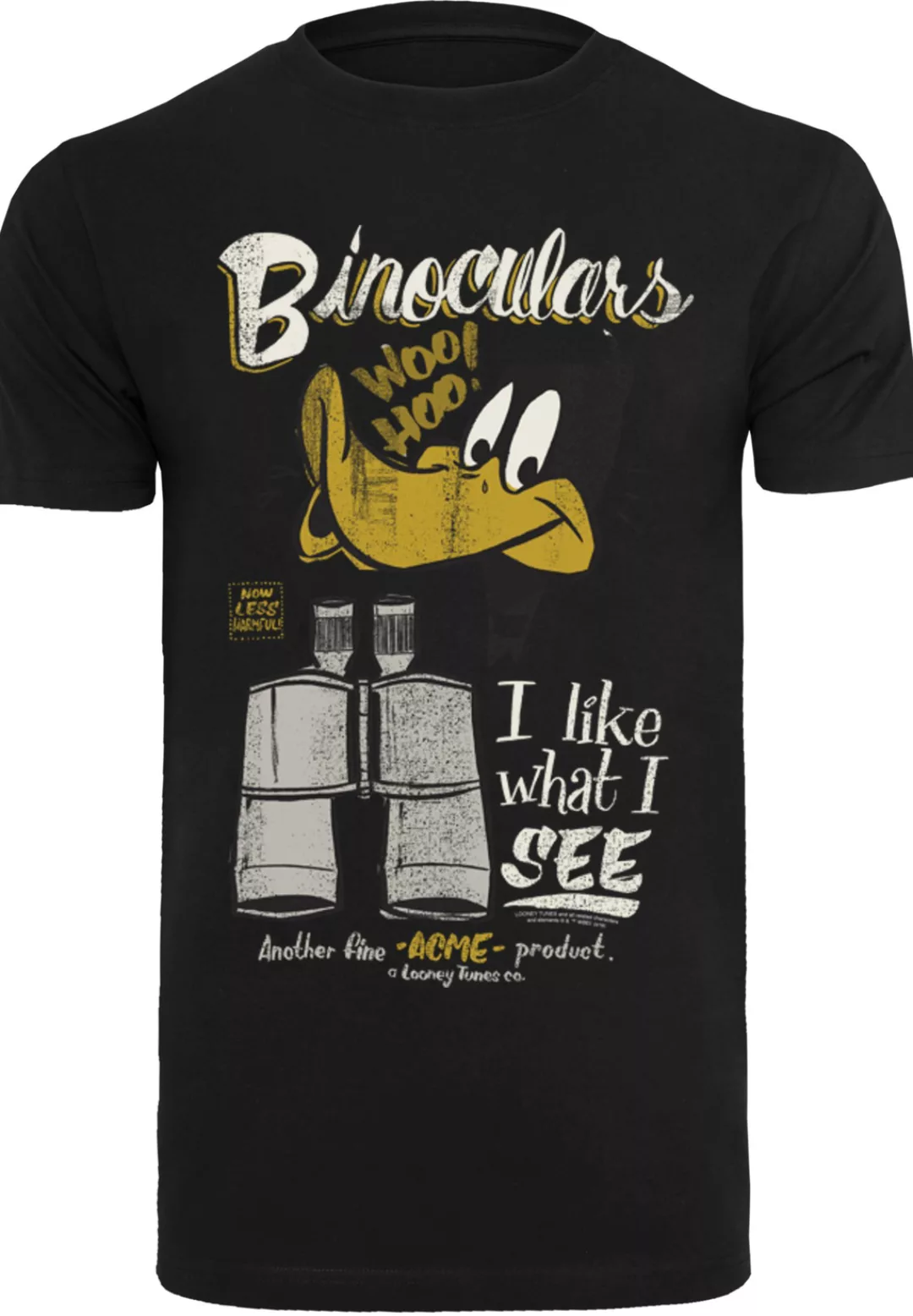 F4NT4STIC T-Shirt "Looney Tunes Daffy Duck Binoculars Vintage", Herren,Prem günstig online kaufen