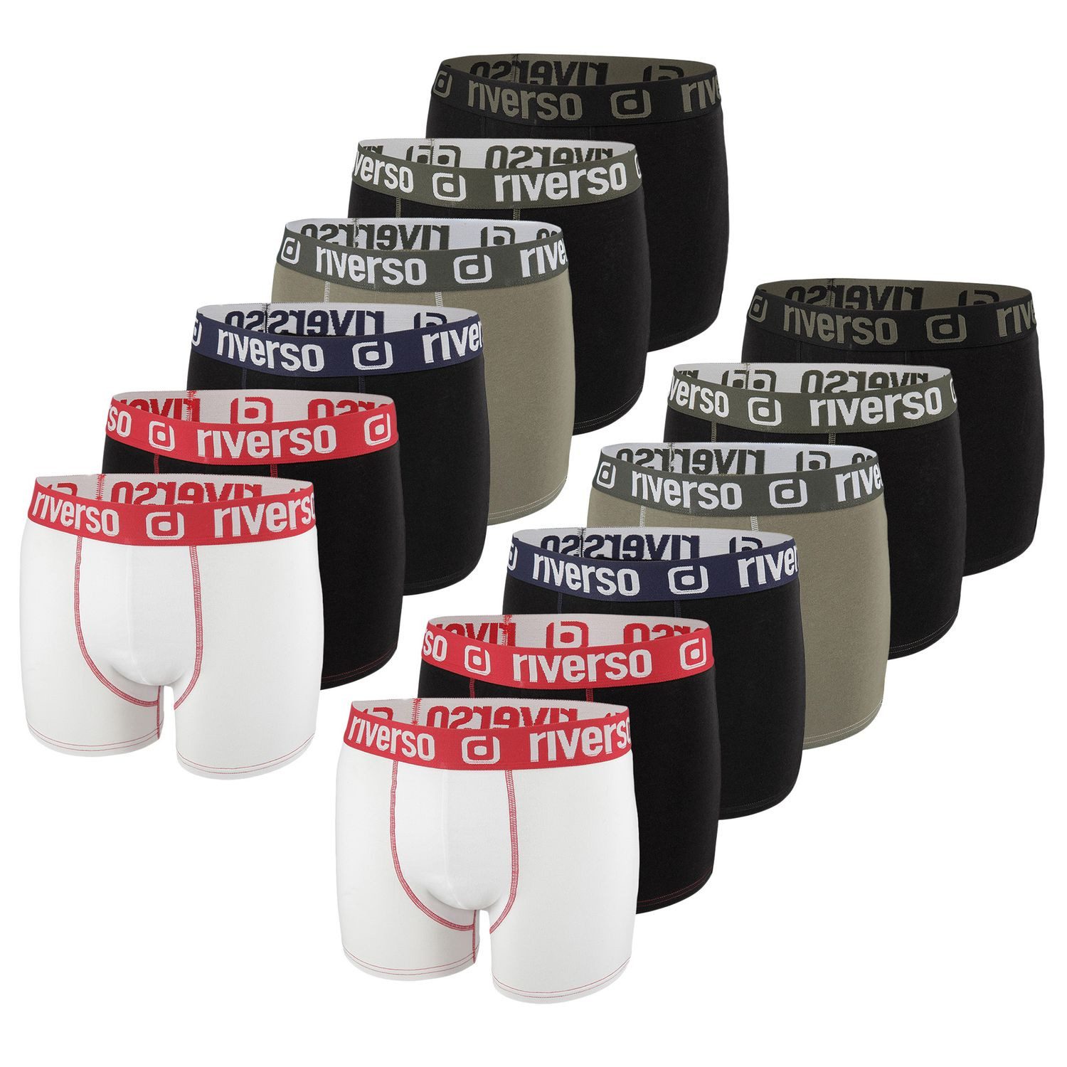 riverso Boxershorts Herren 12er Pack RIVOle günstig online kaufen