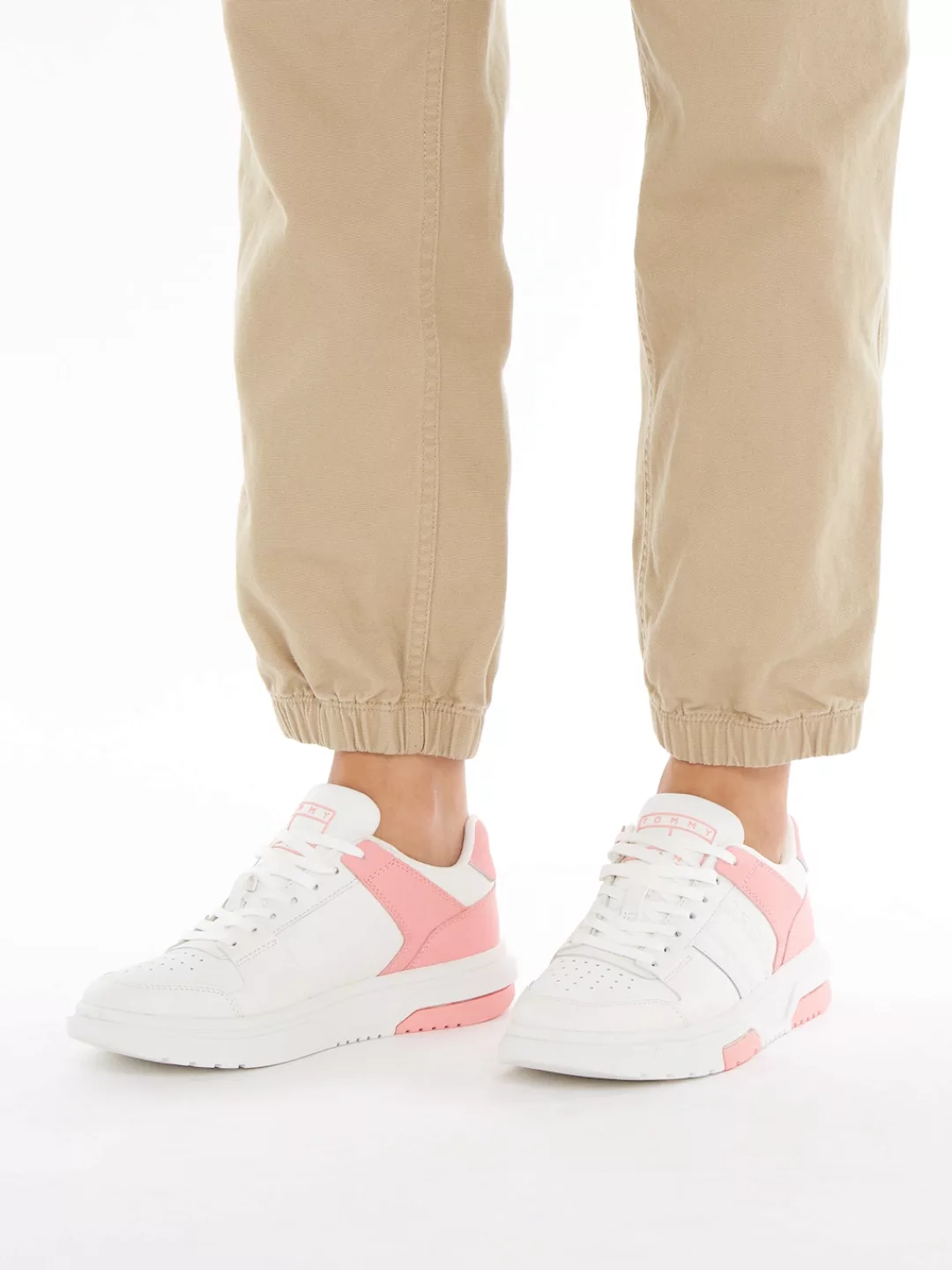 Tommy Jeans Plateausneaker "THE BROOKLYN LEATHER", im lässigen Street-Look, günstig online kaufen