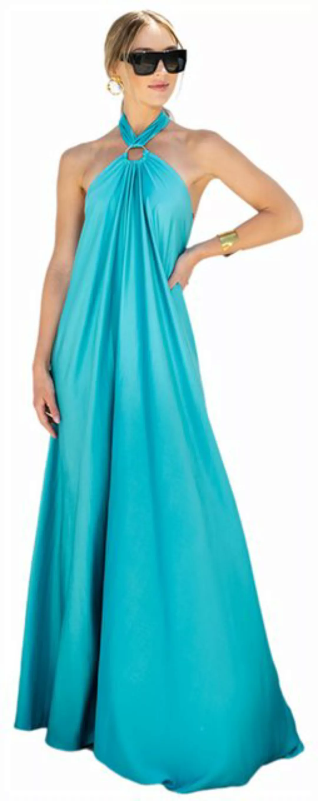 ZWY Abendkleid Damen sexy Frauen Neckholder Kleid, ärmellos hängenden Hals günstig online kaufen