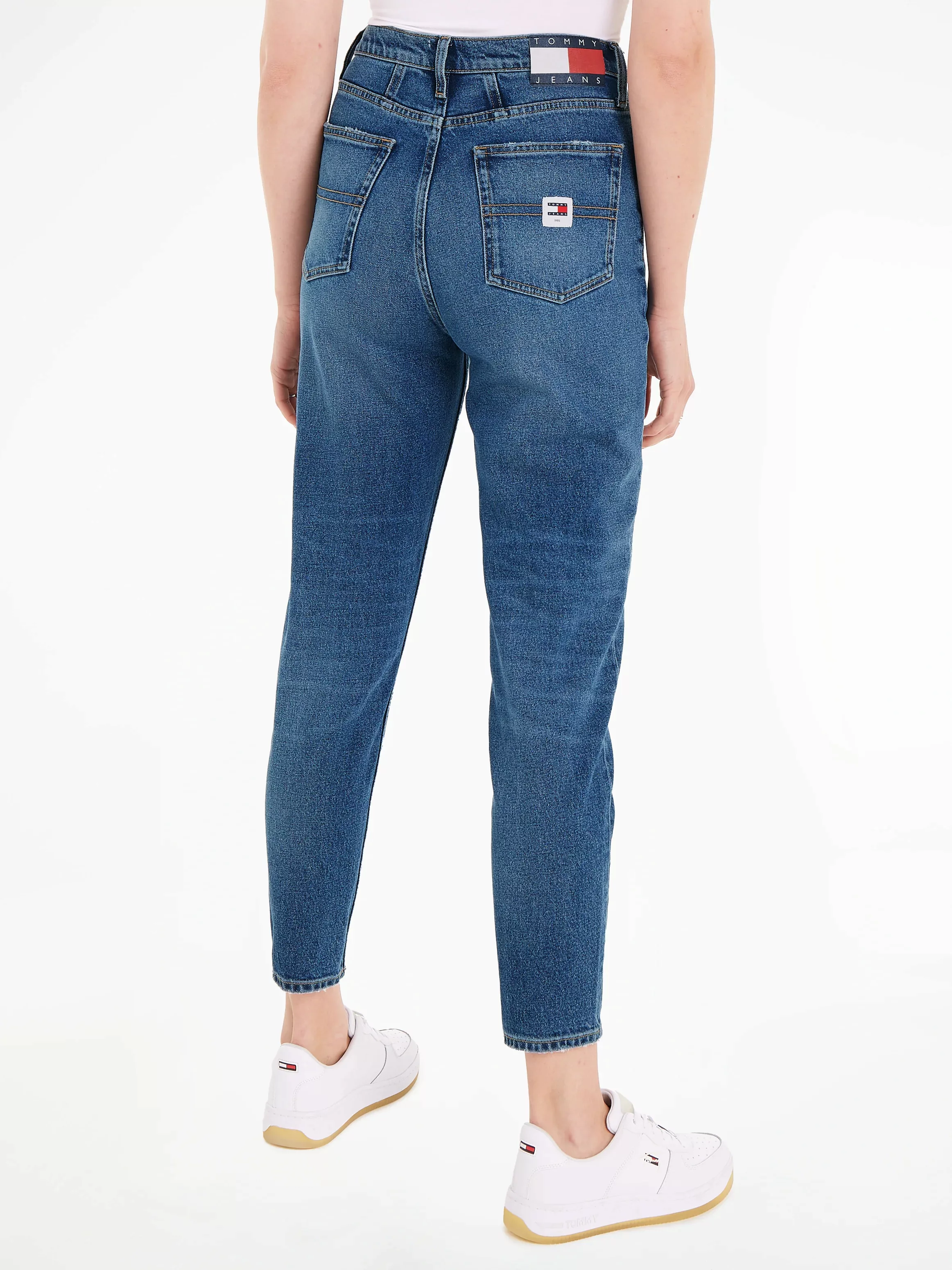 Tommy Jeans Mom-Jeans MOM SLIM UH CG4215 mit Logostickerei günstig online kaufen