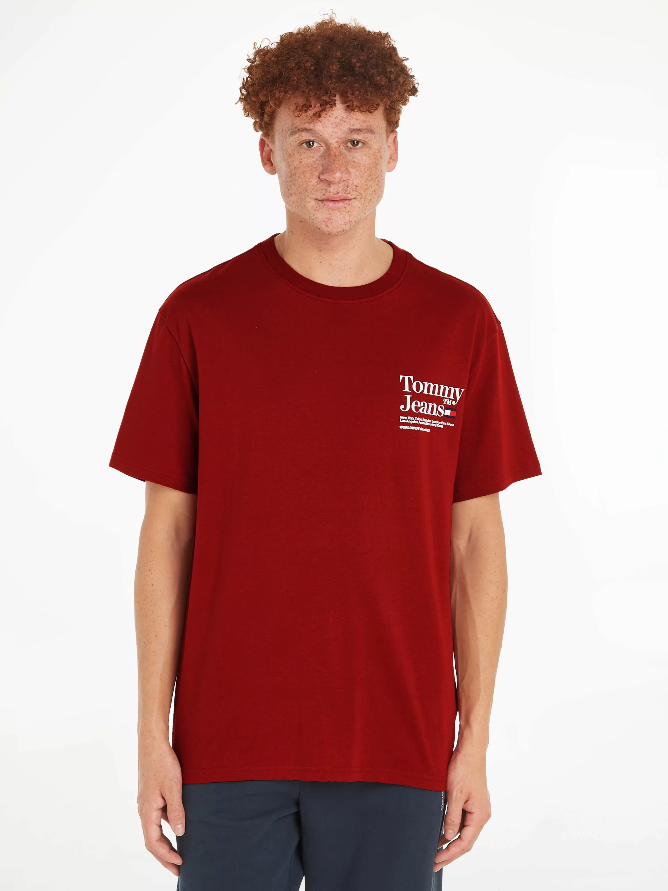 Tommy Jeans T-Shirt TJM REG MODERN TOMMY TM TEE mit großem Aufdruck auf dem günstig online kaufen