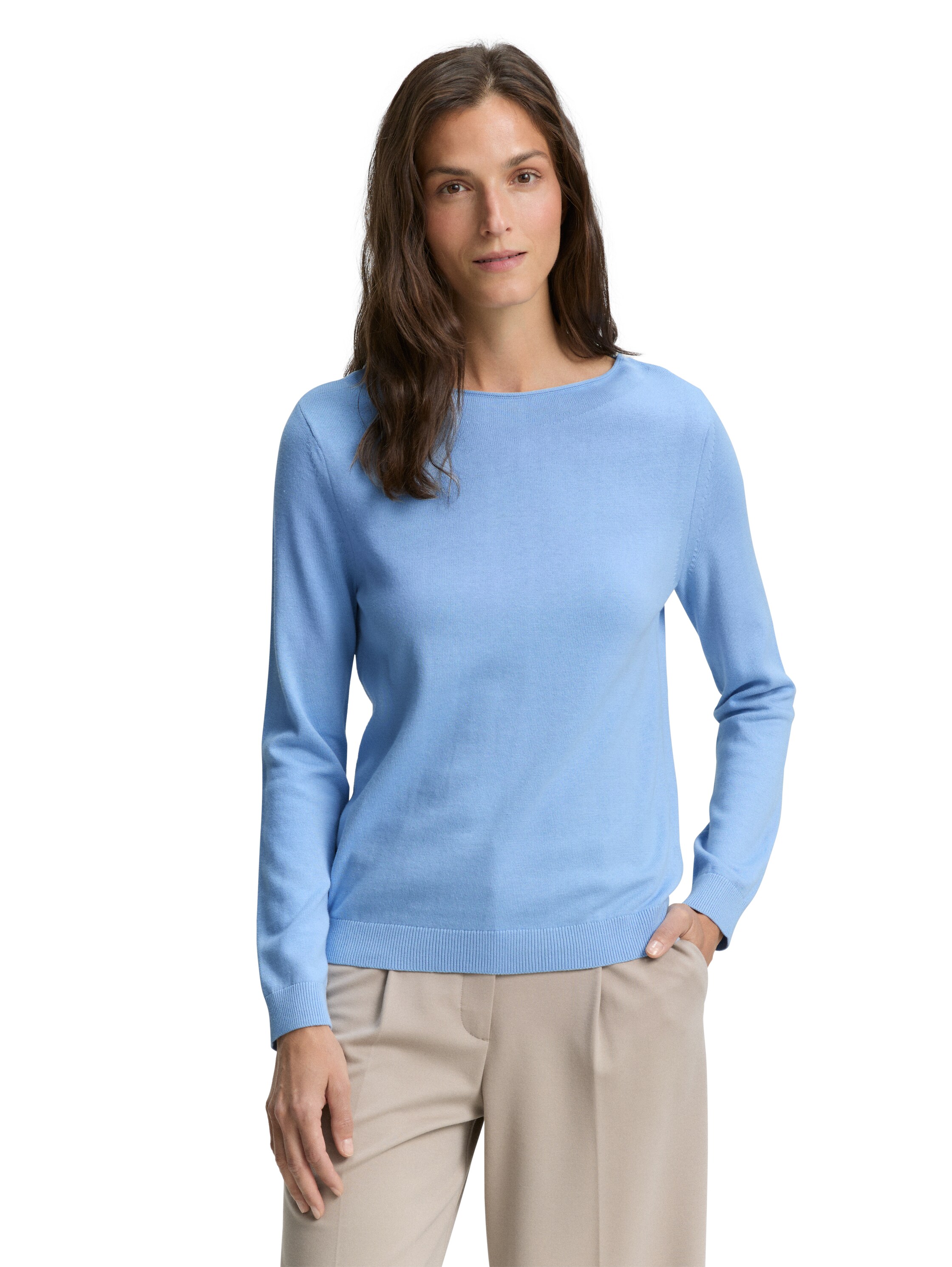 TOM TAILOR Strickpullover, mit U-Boot Ausschnitt günstig online kaufen