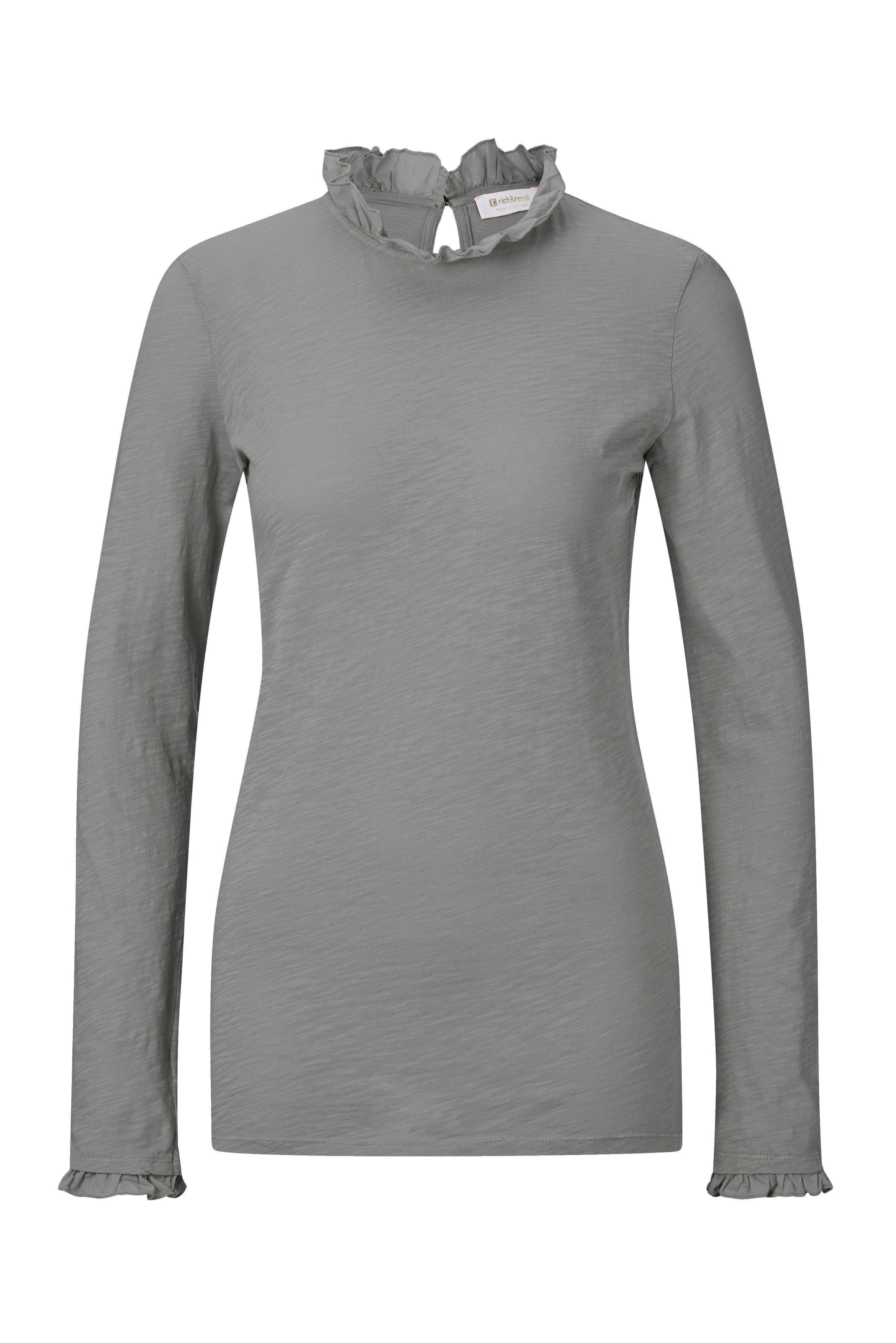 RICHROYAL Langarmshirt 2409 O Slub F günstig online kaufen