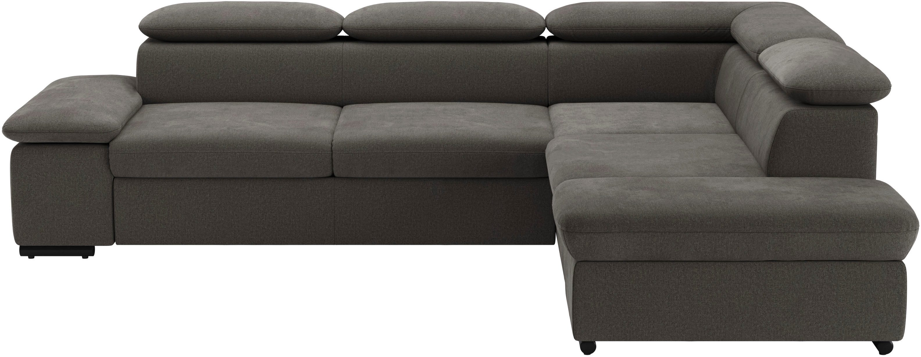 sit&more Ecksofa "Alcudia L-Form", mit Armteilverstellung, optional Kopftei günstig online kaufen