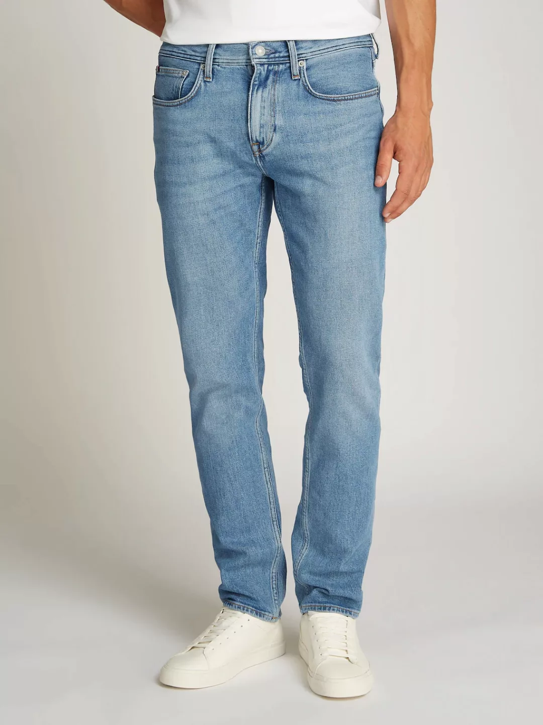 Tommy Hilfiger Straight-Jeans "STRAIGHT DENTON STR MESA BLUE", in hellblaue günstig online kaufen