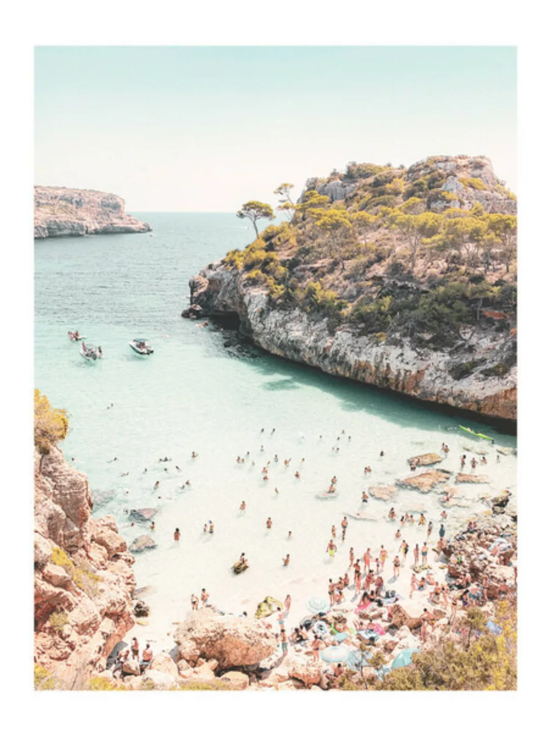 Poster / Leinwandbild - Mantika Mallorca Bay günstig online kaufen