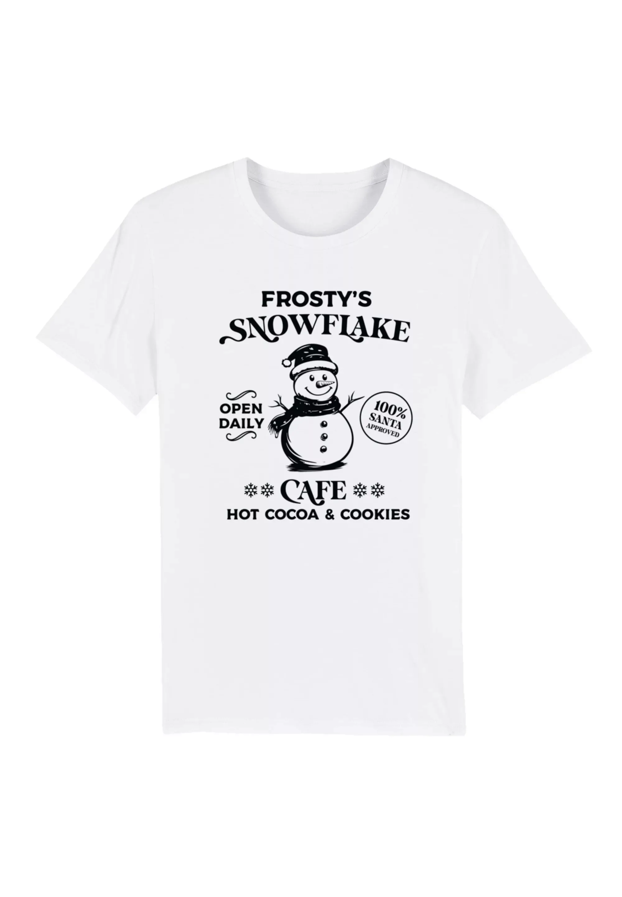 F4NT4STIC T-Shirt "Frostys Snowflake Cafe Retro Weihnachten", Premium Quali günstig online kaufen