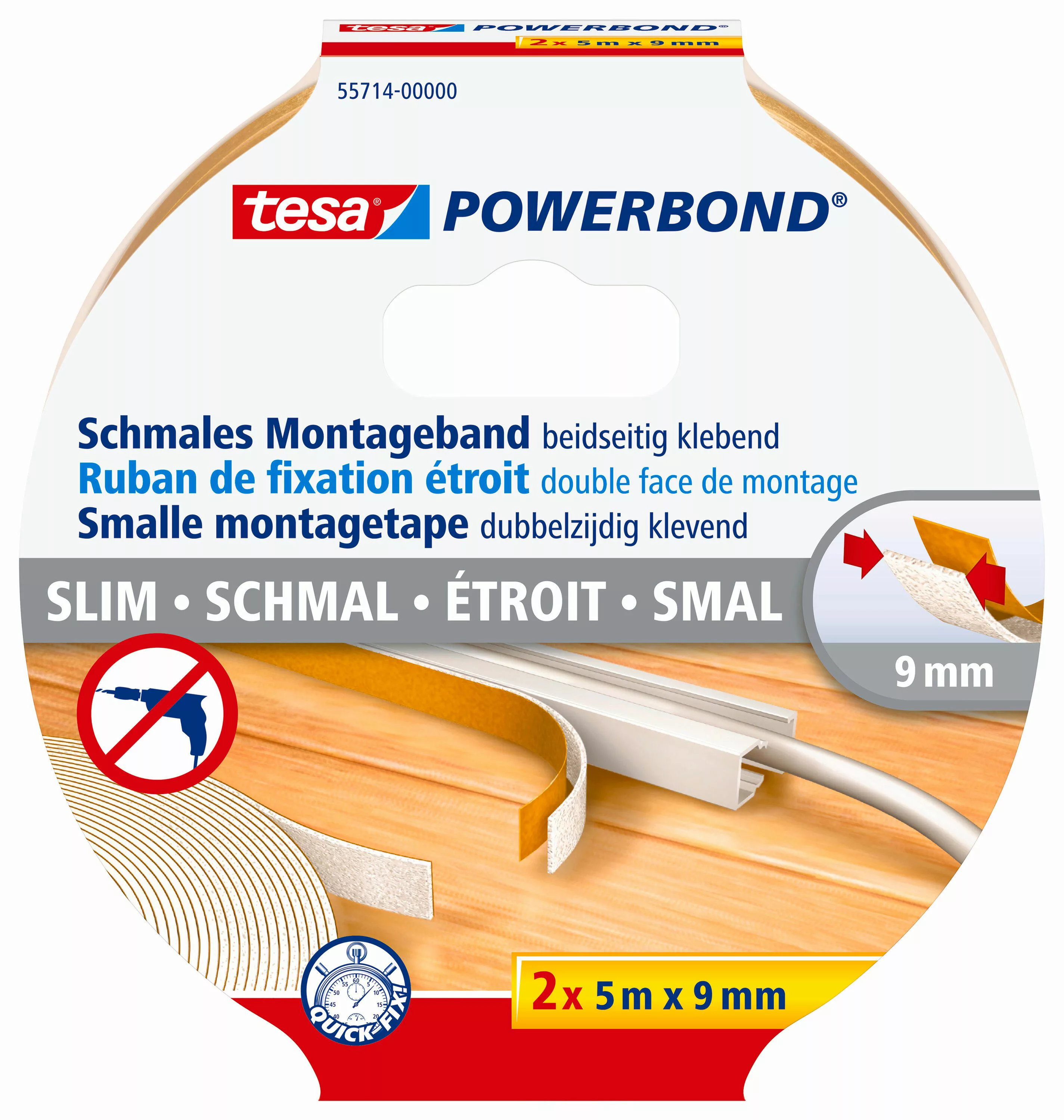 tesa Doppelklebeband POWERBOND Doppelseitiges Klebeband - günstig online kaufen