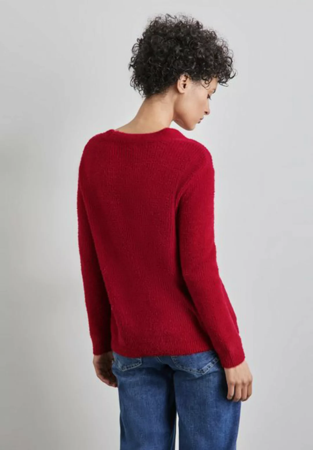 STREET ONE Strickpullover, mit Rippbündchen günstig online kaufen