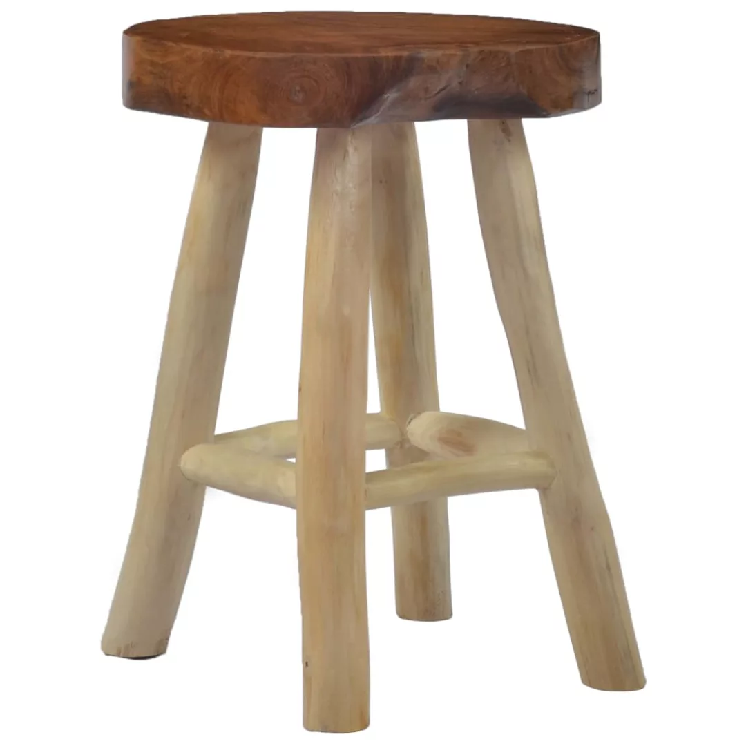 Hocker Braun Massivholz Teak günstig online kaufen